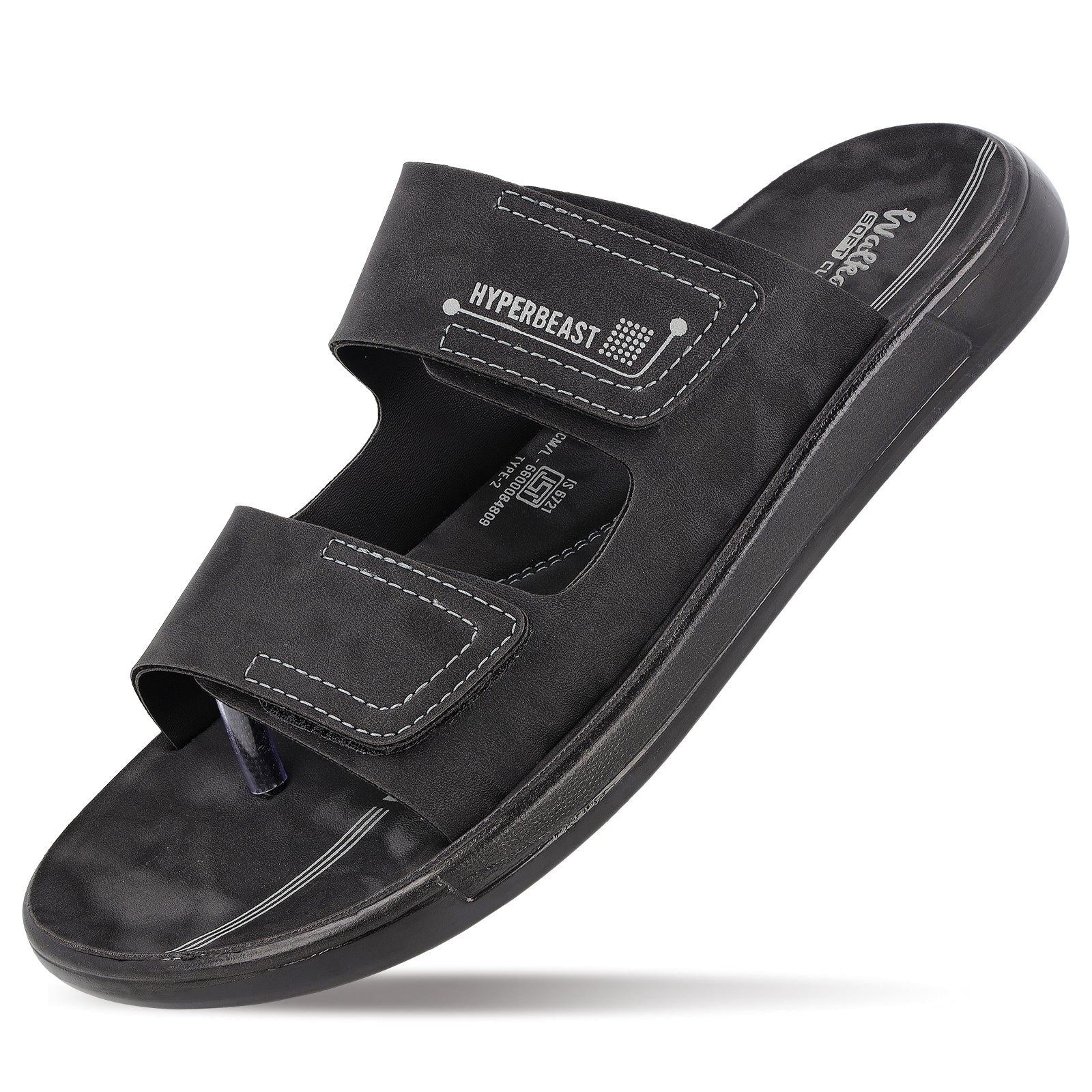 Men's Daily Wear Sandals - WGR53156 Black - Image 5