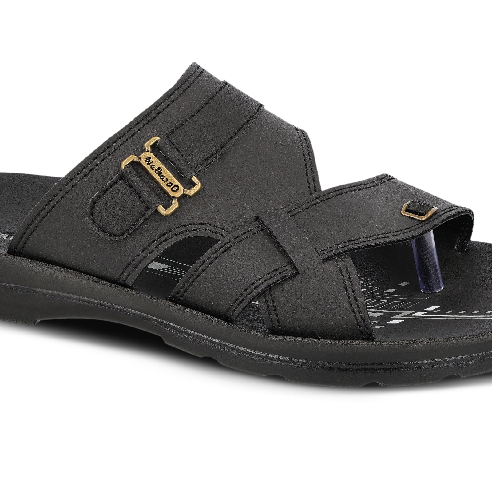 Men's Daily Wear Sandals - WGR53203 Black - Image 5