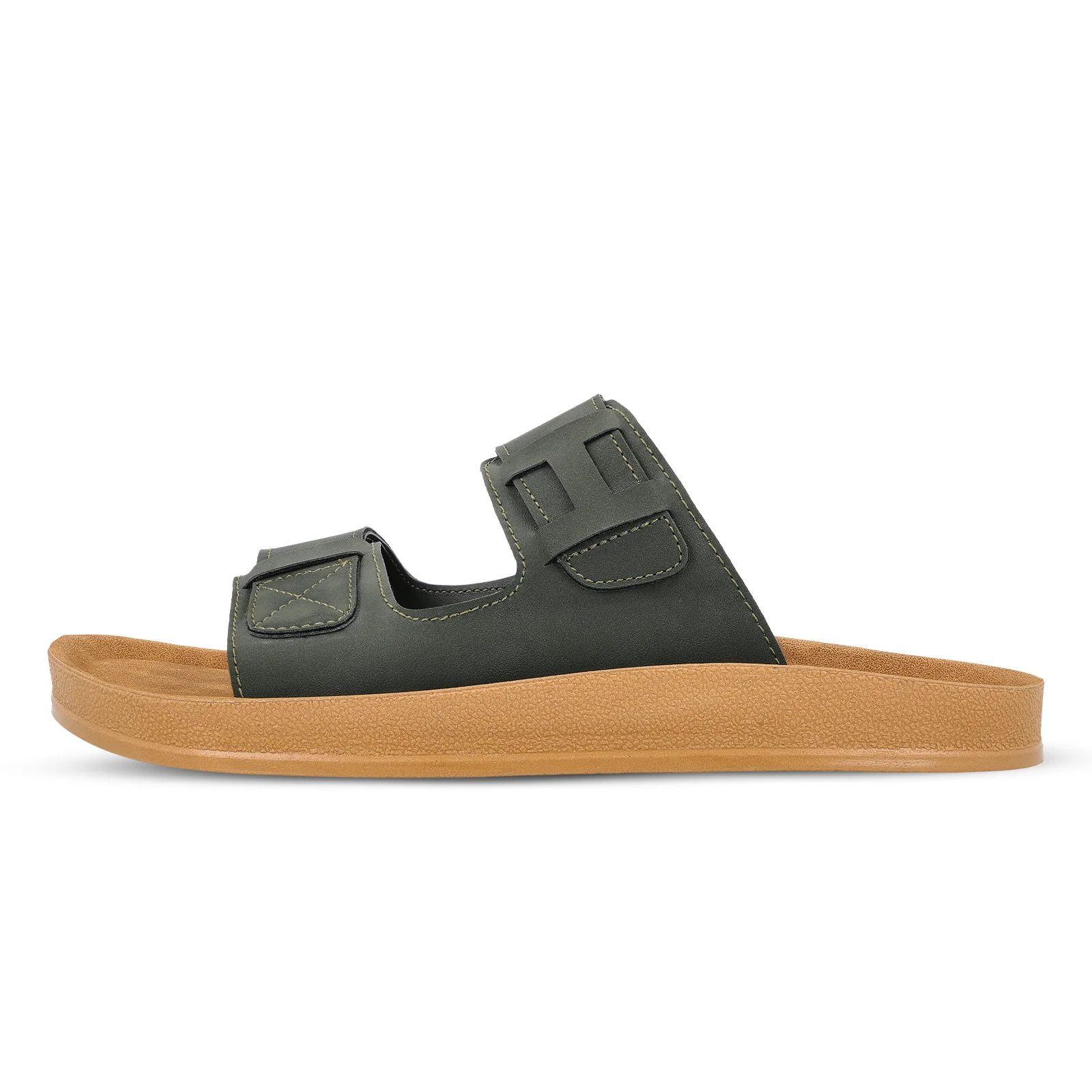 Men's Daily Wear Sandals - WGR53211 Olive - Image 4