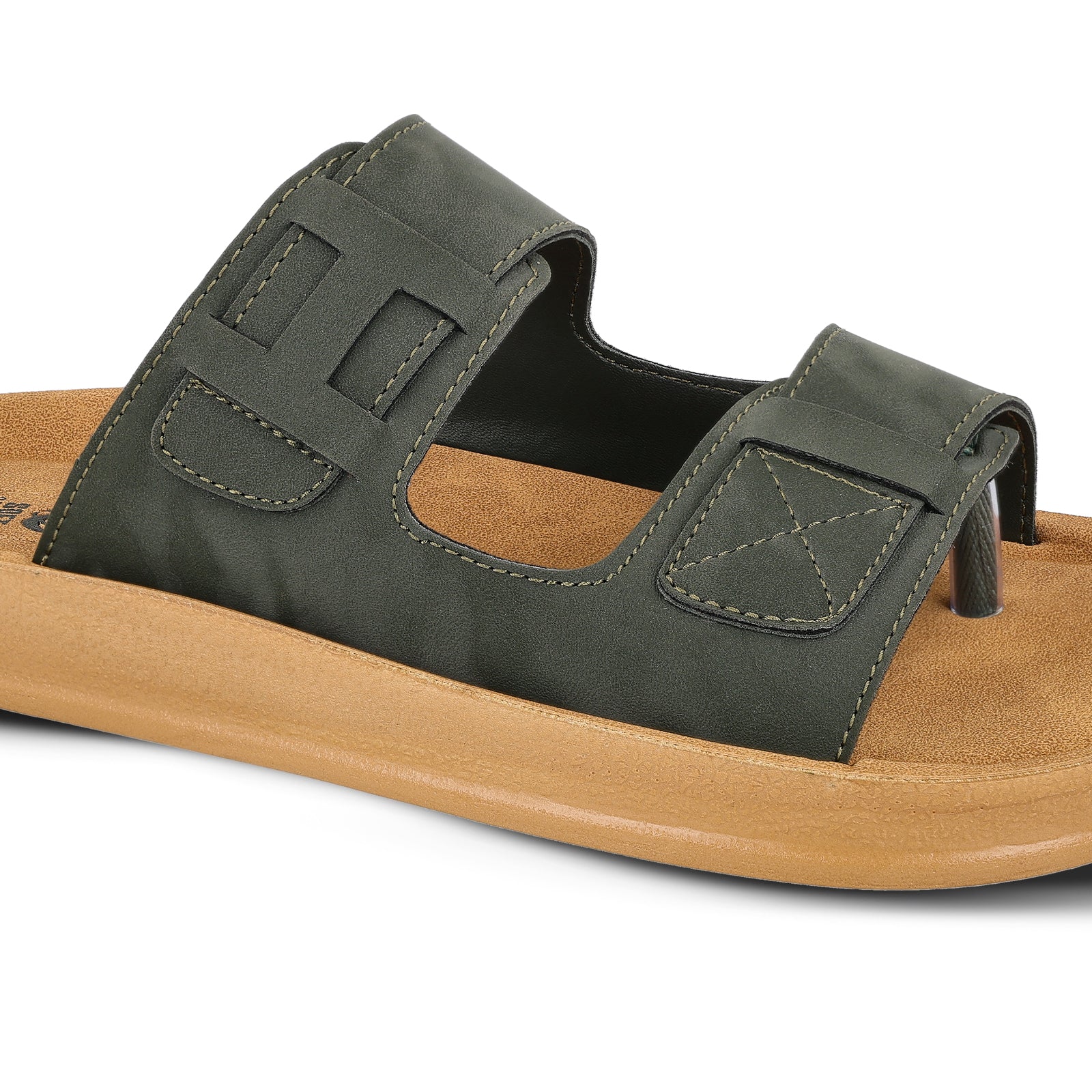 Men's Daily Wear Sandals - WGR53211 Olive - Image 5