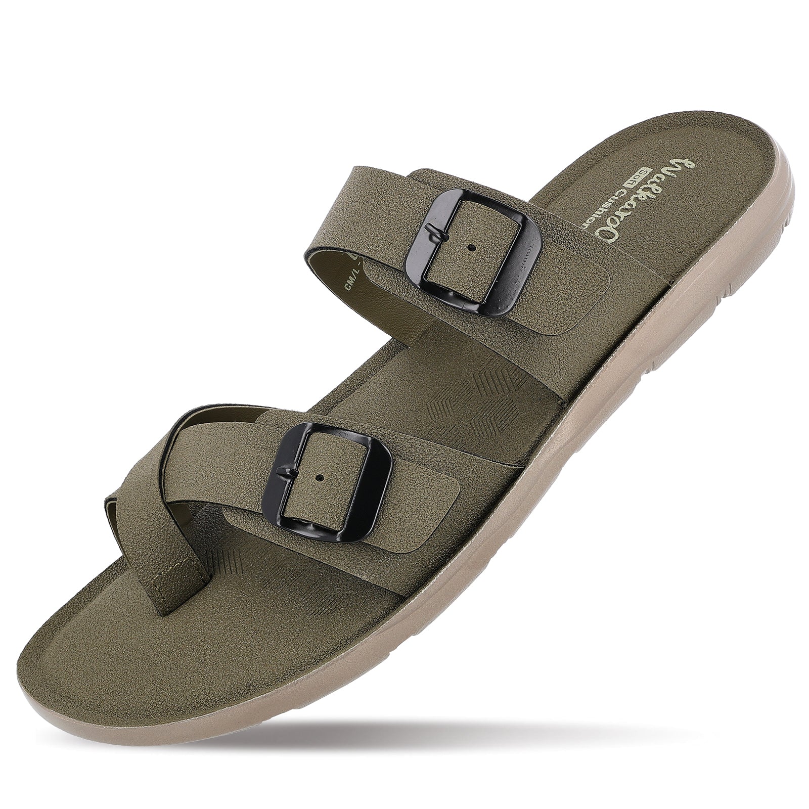 Men's Daily Wear Sandals - WGR53230 Olive - Image 5