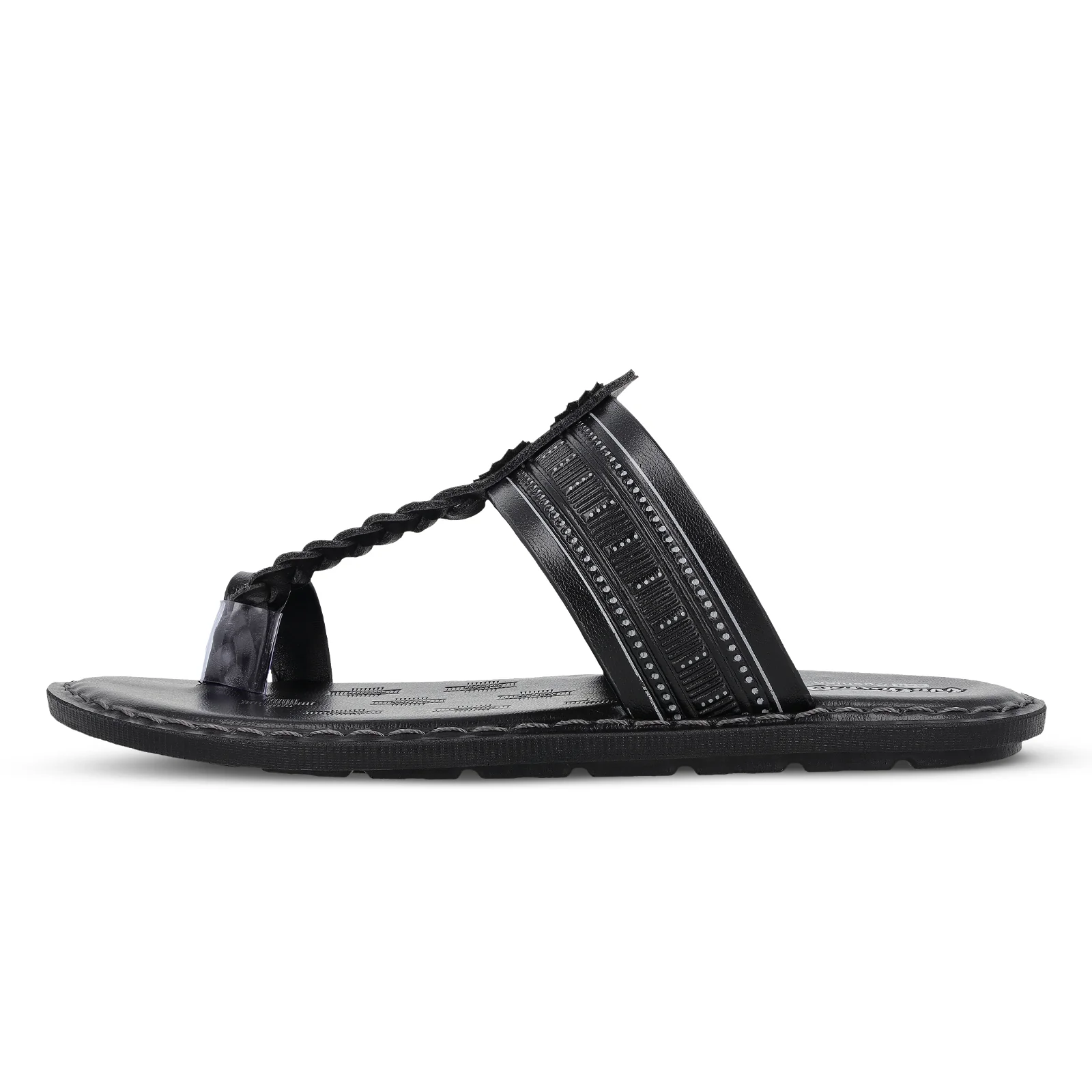 Men's Daily Wear Sandals - WGR53346 Black - Image 3