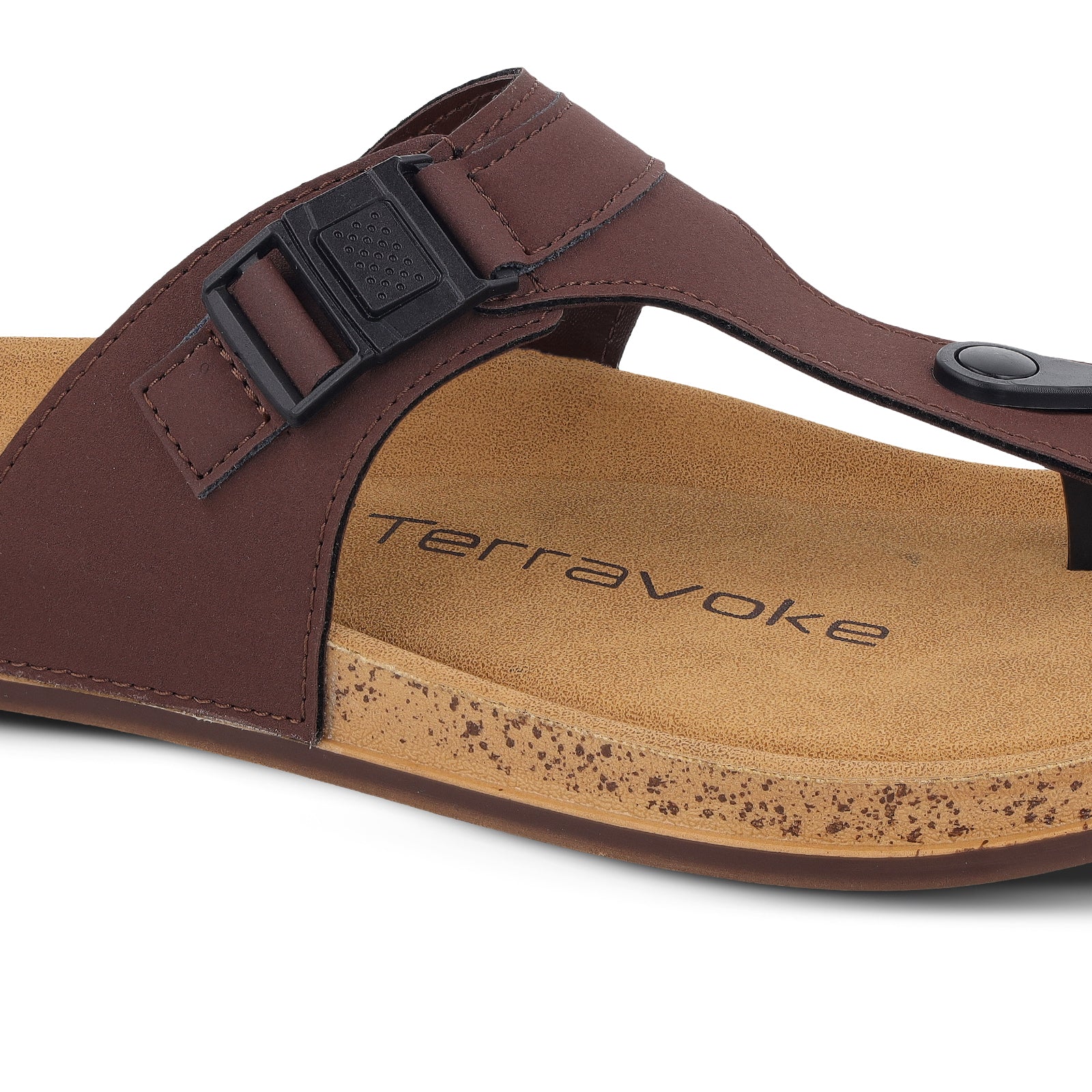 Men's Daily Wear Sandals - WGR53387 Brown - Image 5