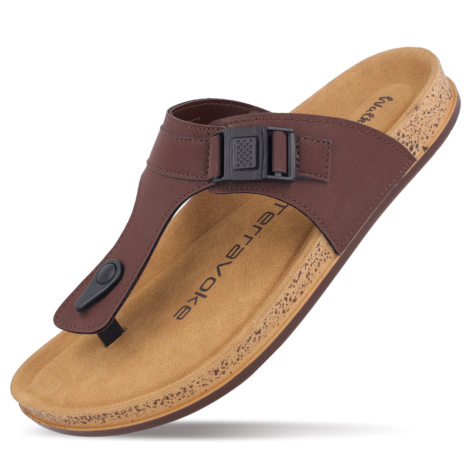 Men's Daily Wear Sandals - WGR53387 Brown - Image 6
