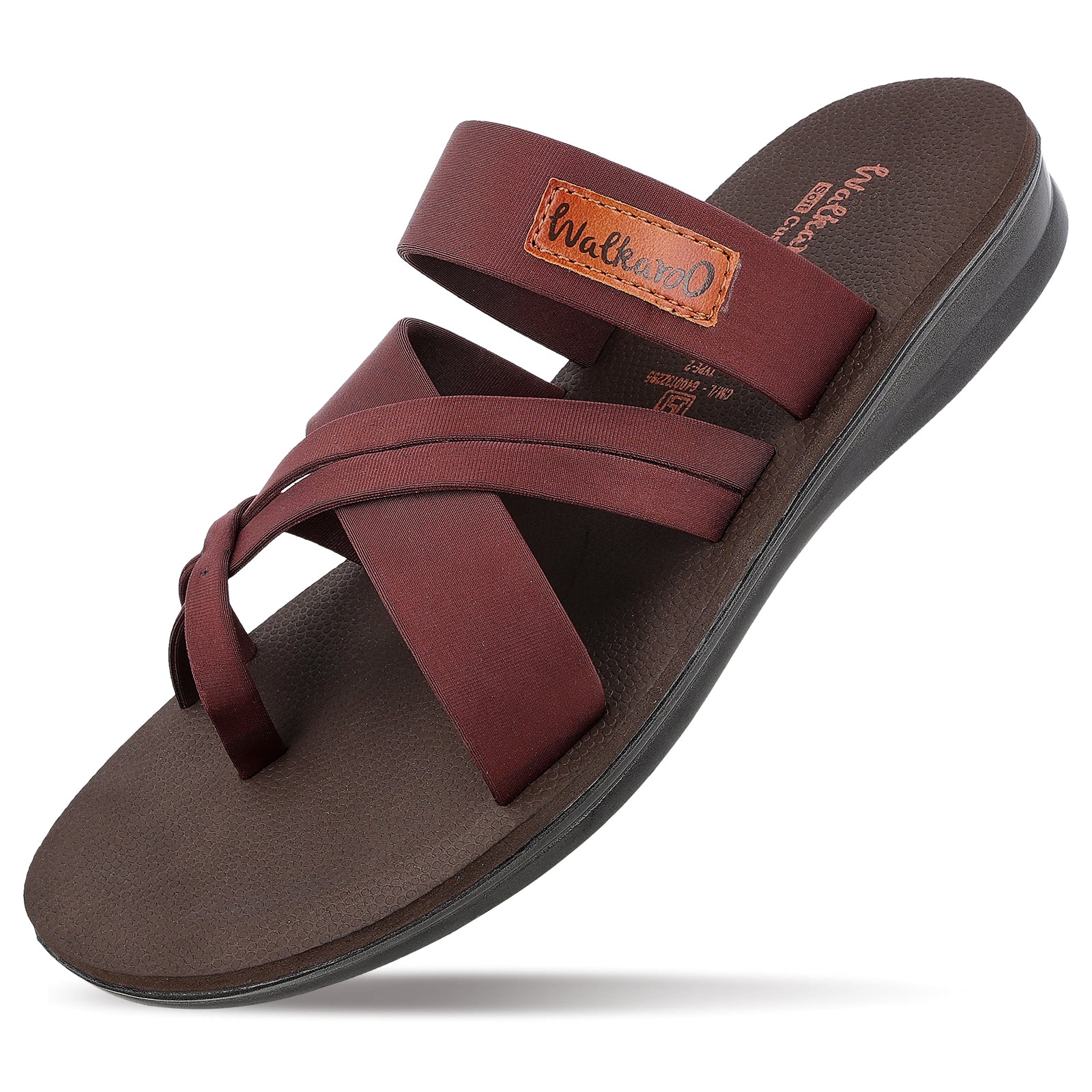 Men's Daily Wear Sandals - WGR56687 Brown - Image 5