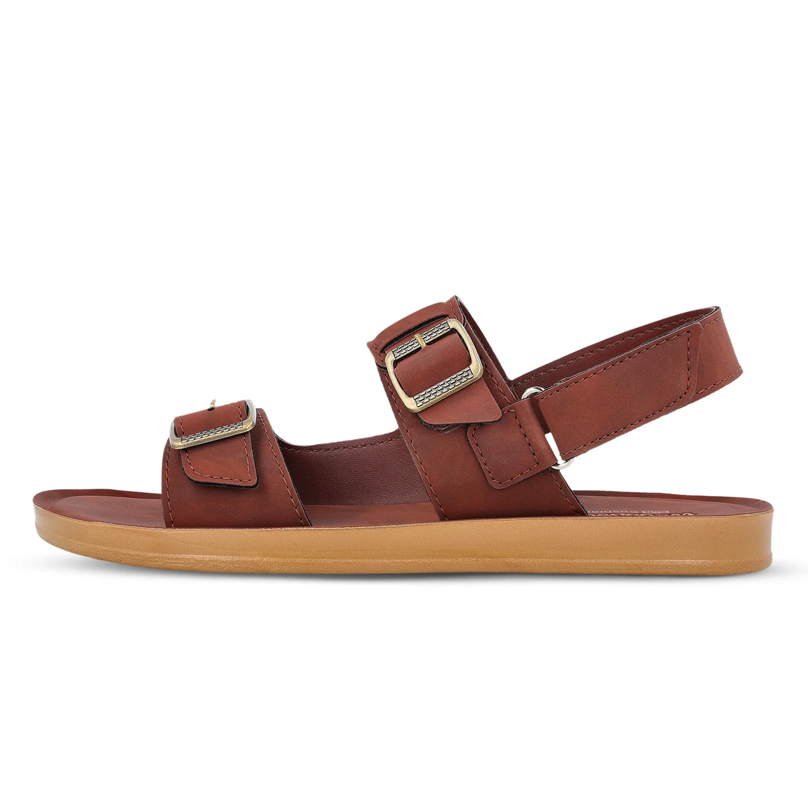 Men's Daily Wear Sandals  - WGR58001 Barn Red - Image 3