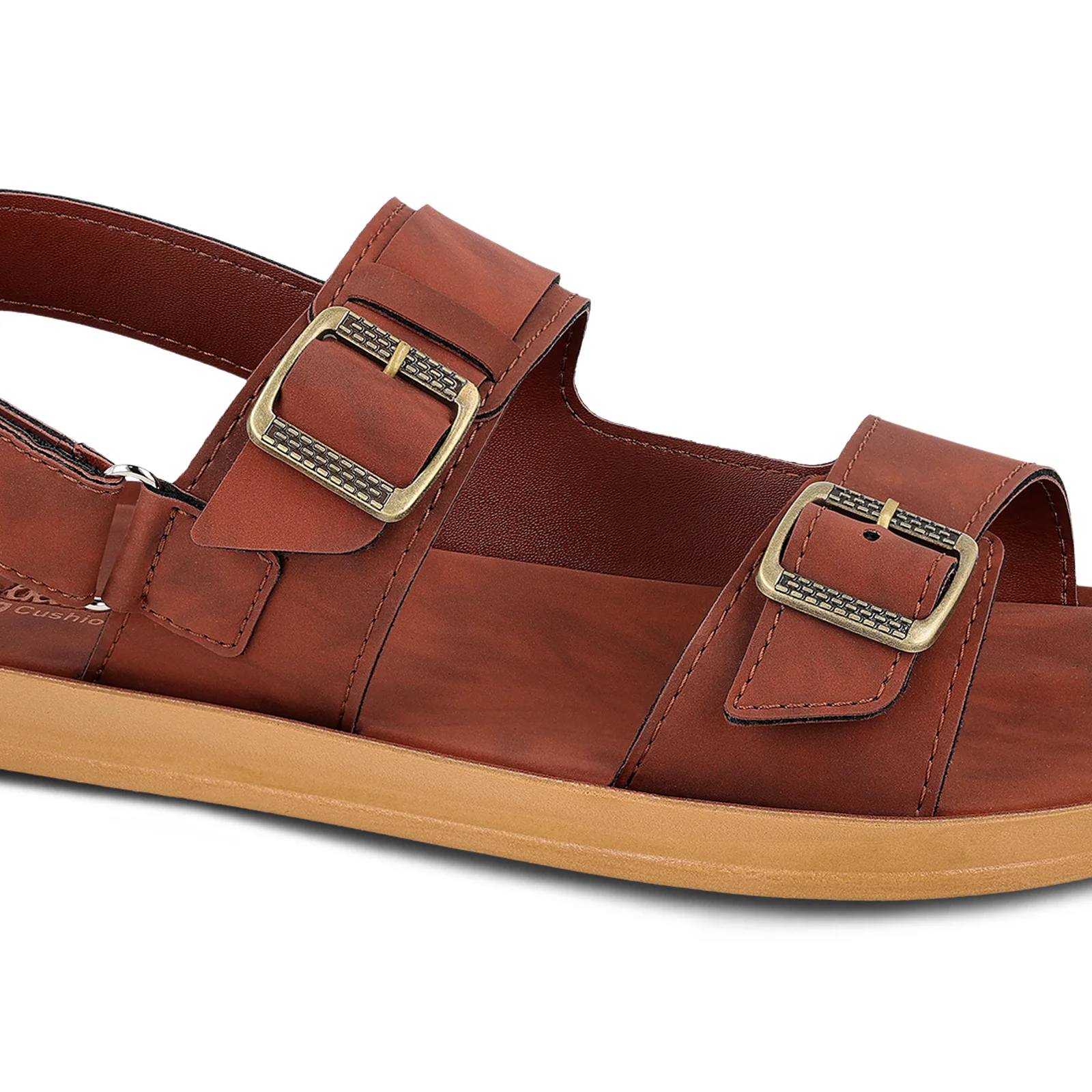 Men's Daily Wear Sandals  - WGR58001 Barn Red - Image 4