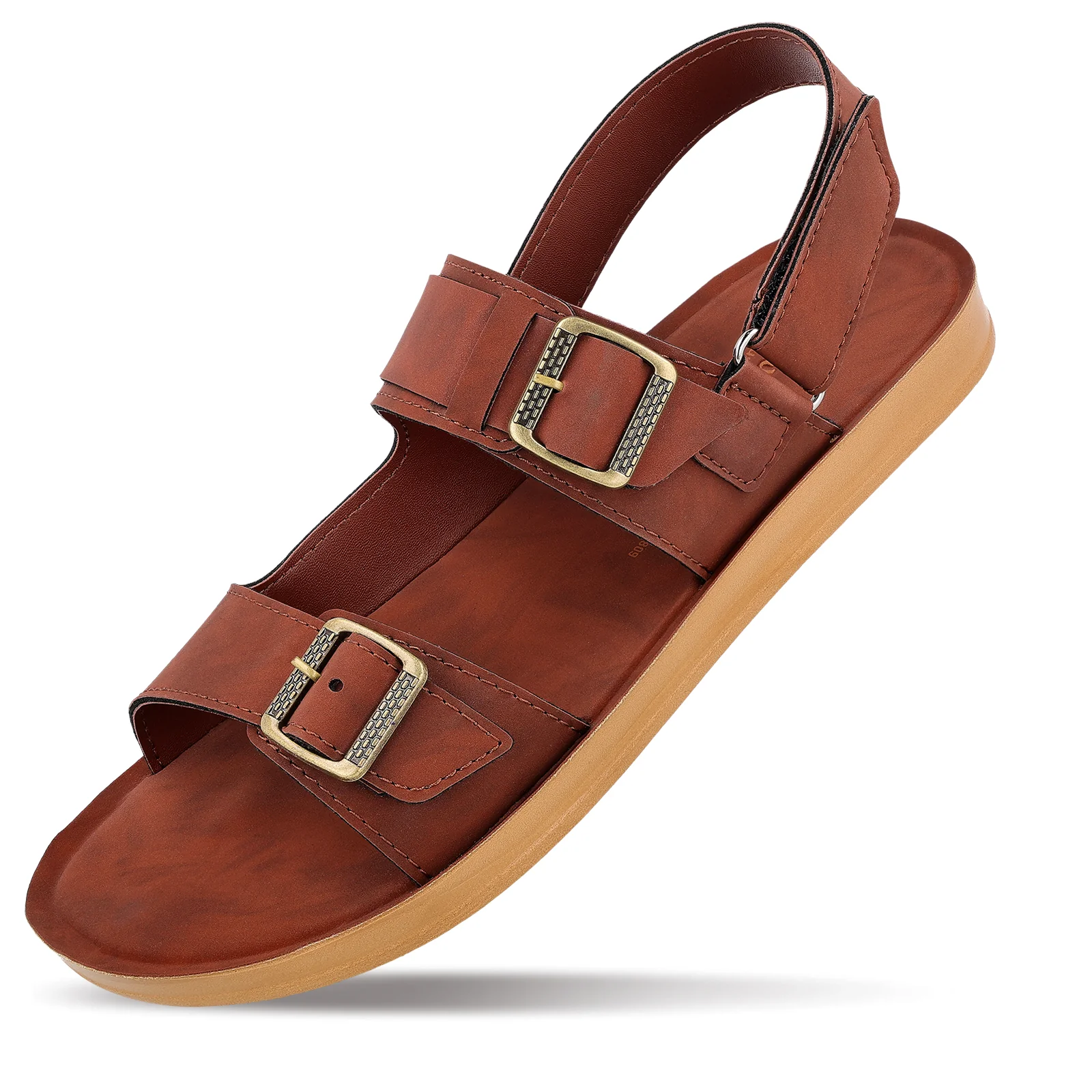 Men's Daily Wear Sandals  - WGR58001 Barn Red - Image 5