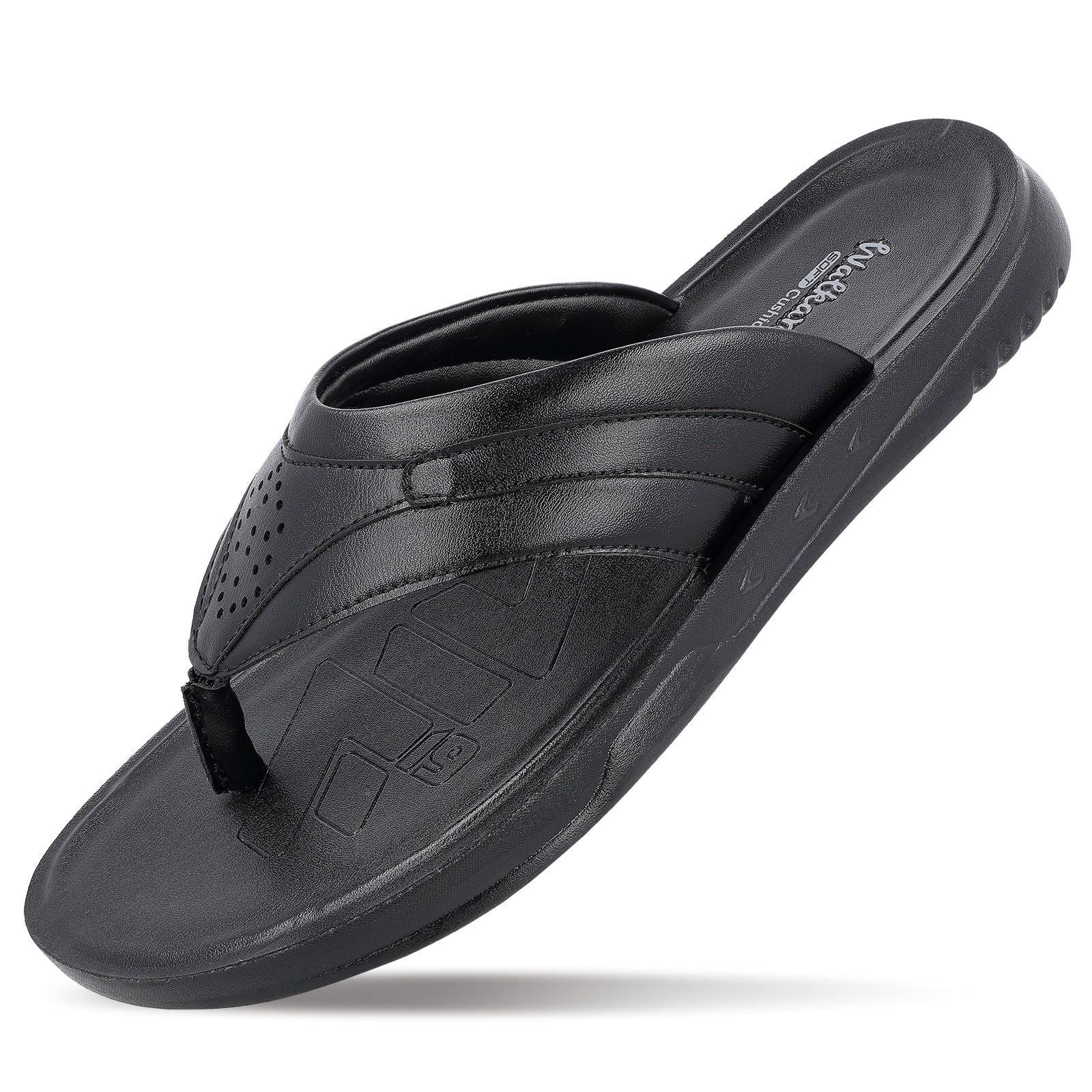 Men's Daily Wear V-Strap Sandals - WGP50023 Black - Image 5
