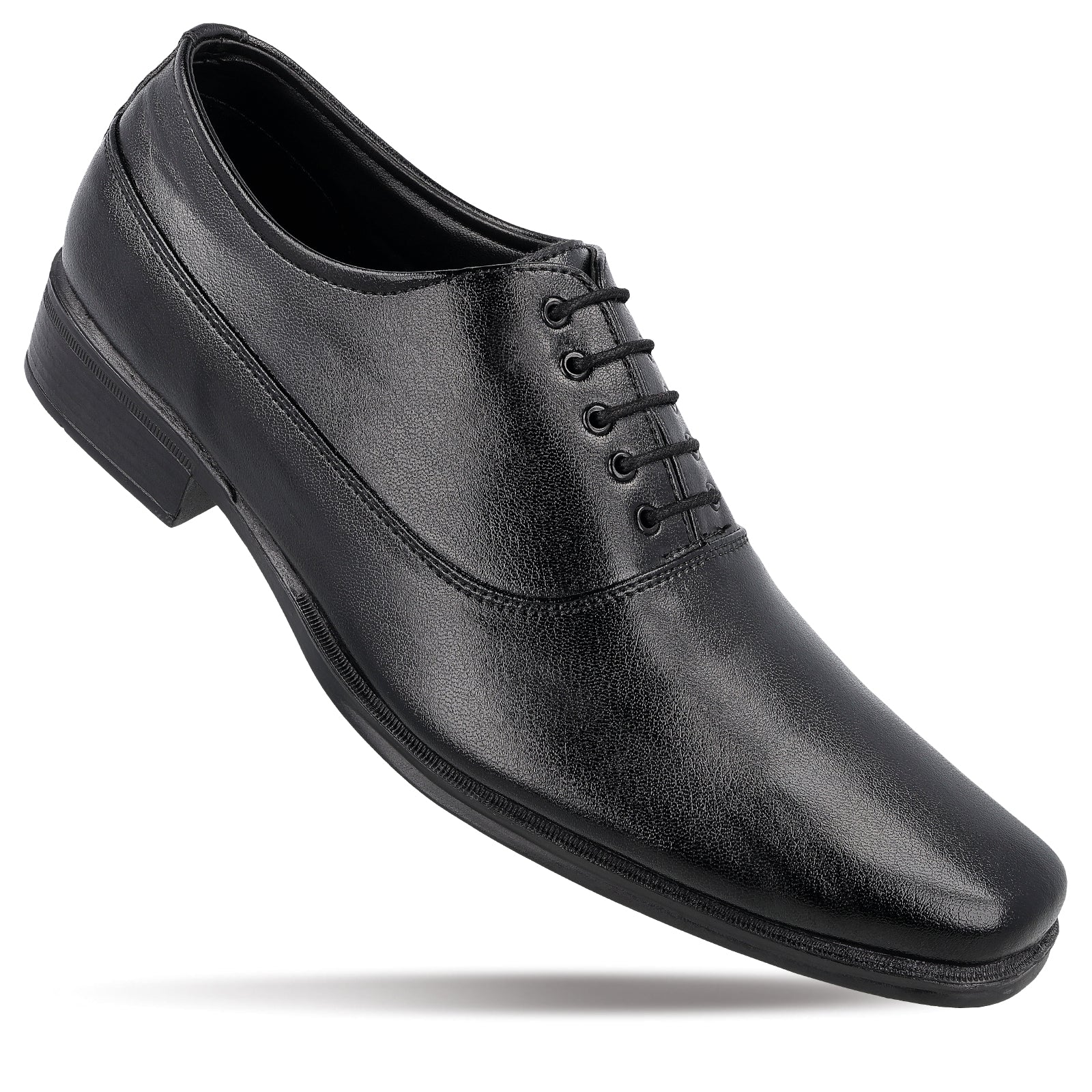Men's Derby formal Shoes - 17145 Black - Image 3