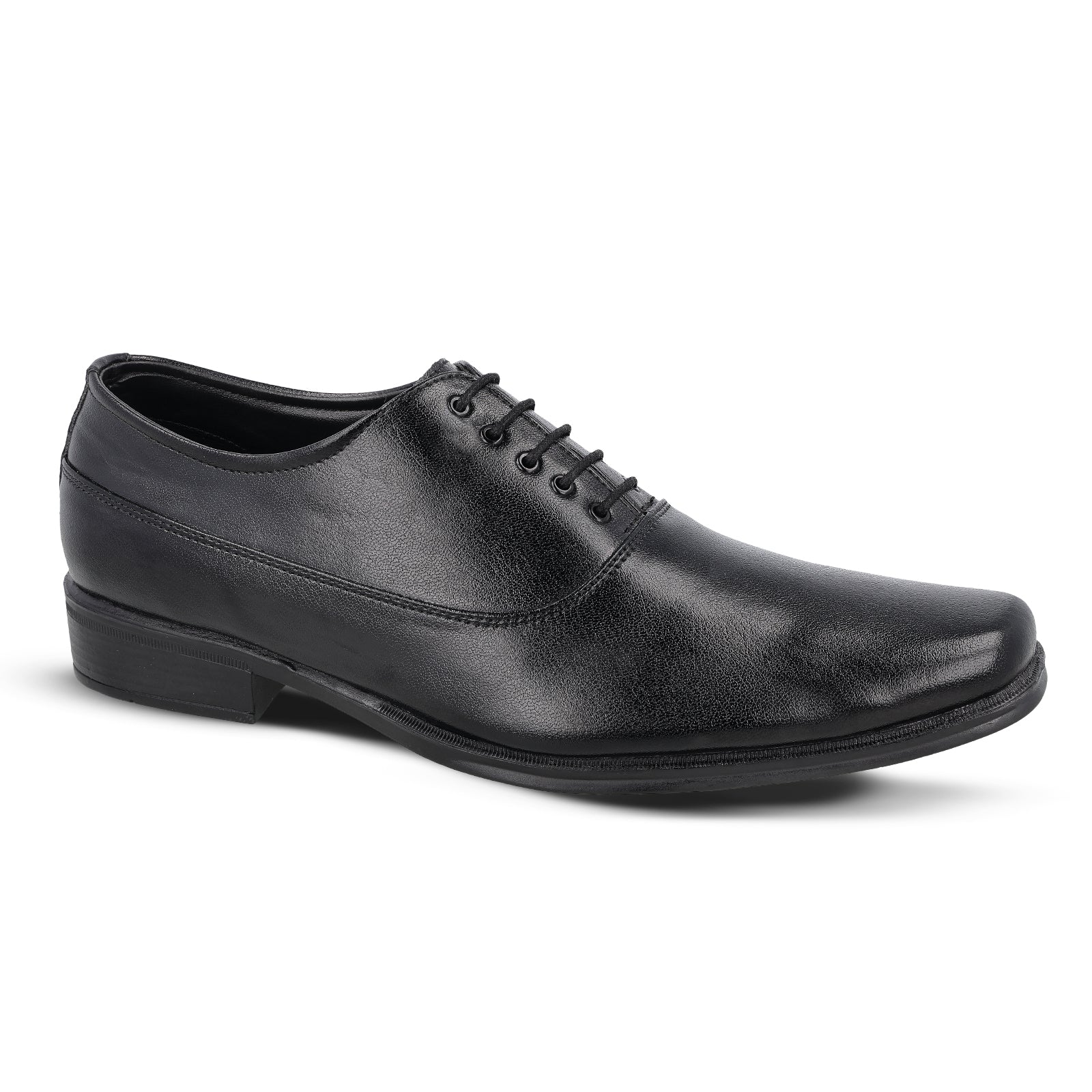 Men's Derby formal Shoes - 17145 Black - Image 4