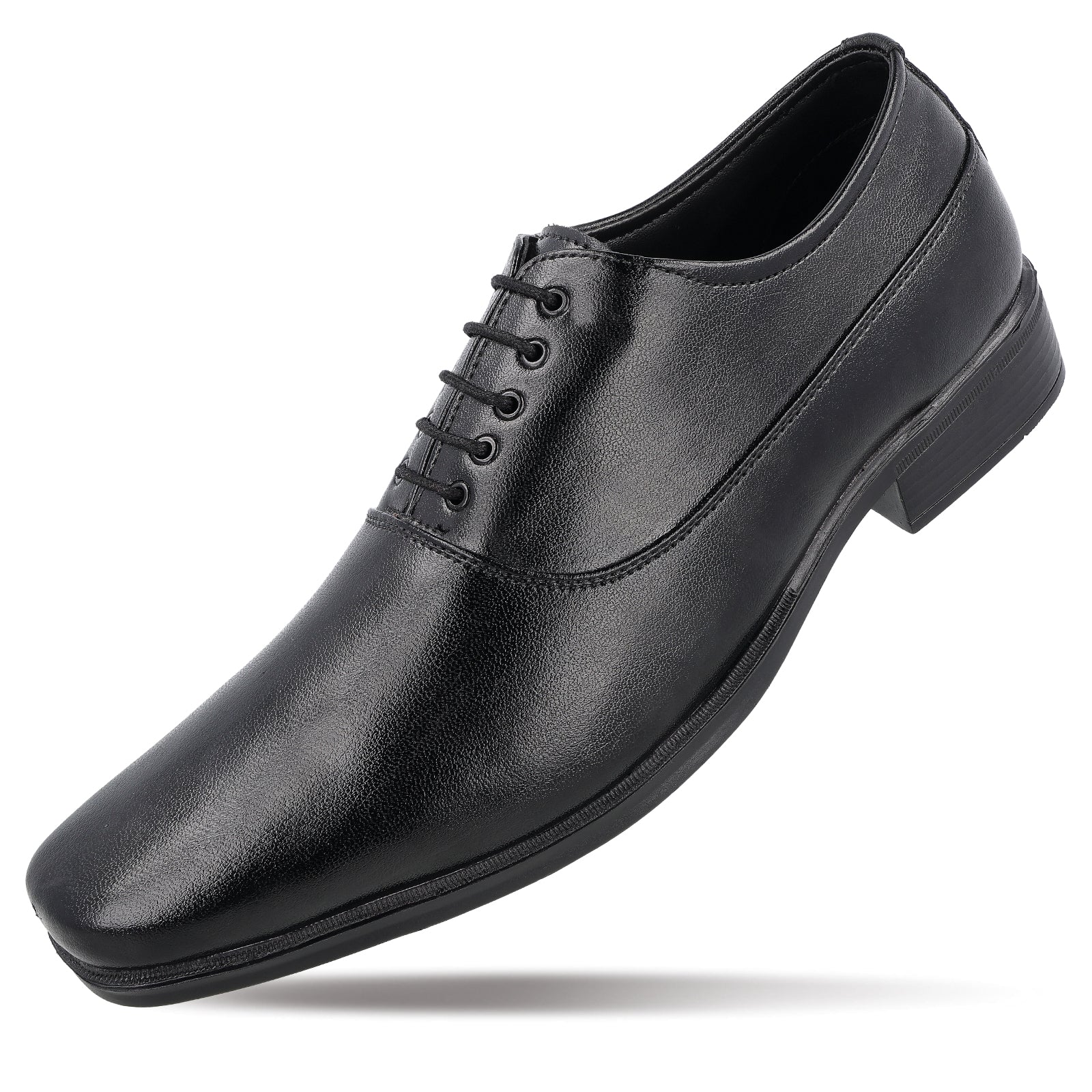 Men's Derby formal Shoes - 17145 Black - Image 5