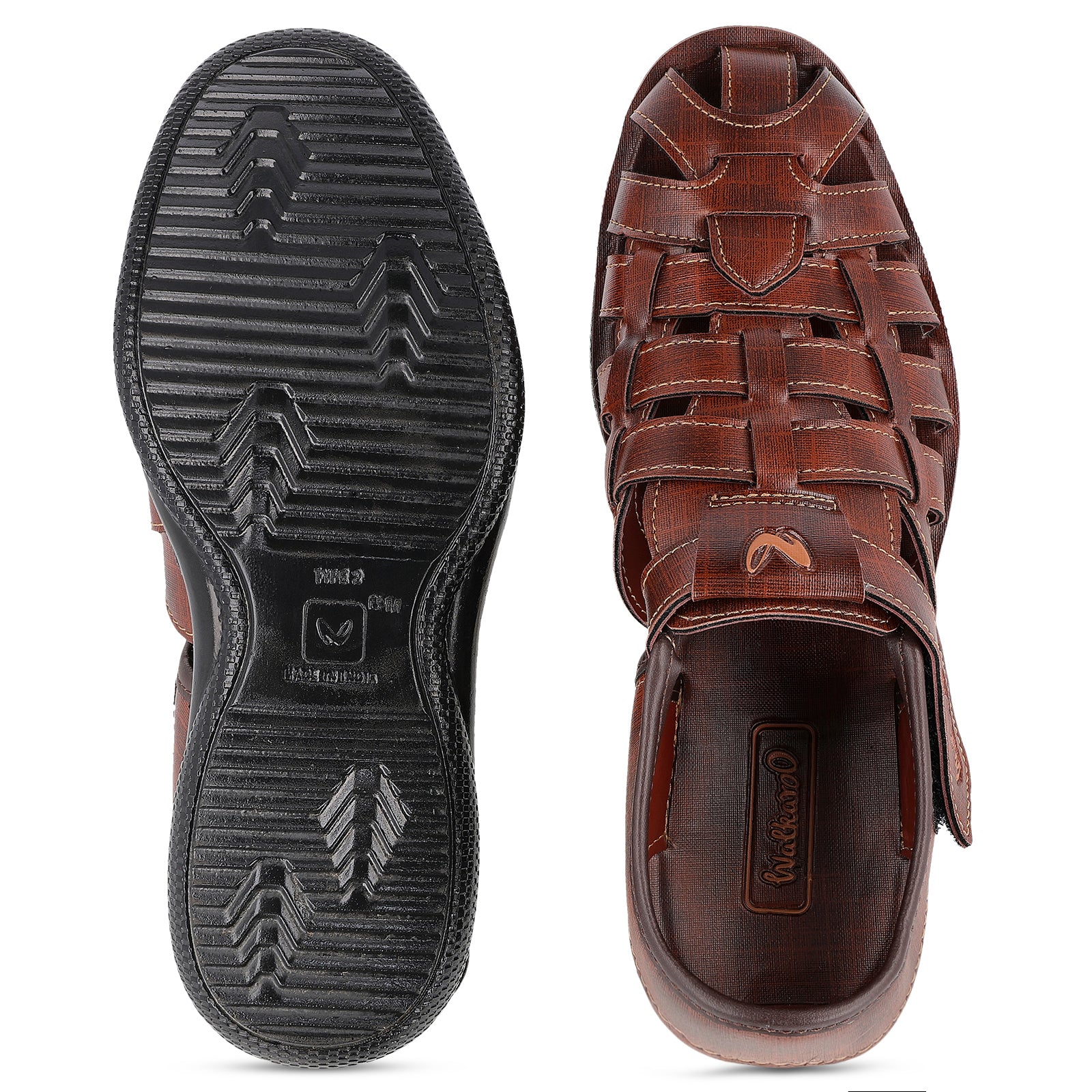 Men's Fisherman Sandals - WG5713 Brown - Image 3