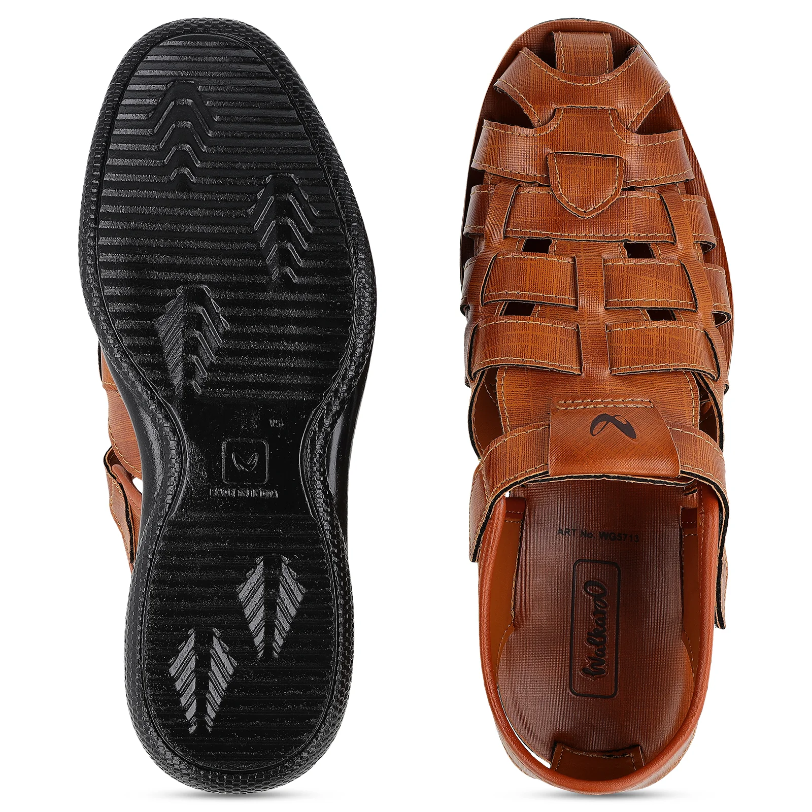 Men's Fisherman Sandals - WG5713 Tan - Image 2