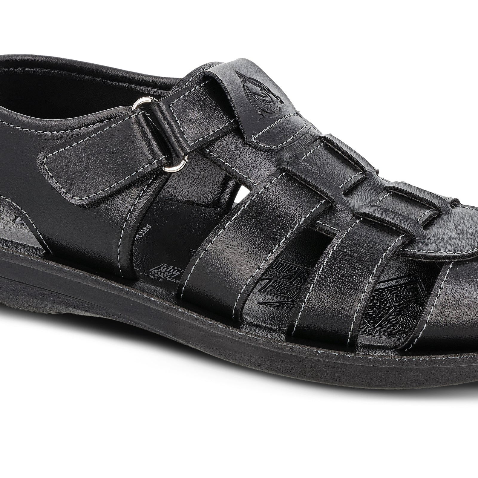 Men's Fisherman Sandals - WGR58052 Black - Image 4
