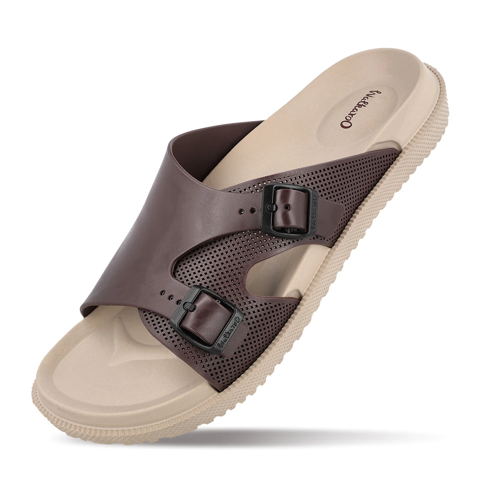 Men's Flip Flop Sandal - WC8714 Greige Brown - Image 6