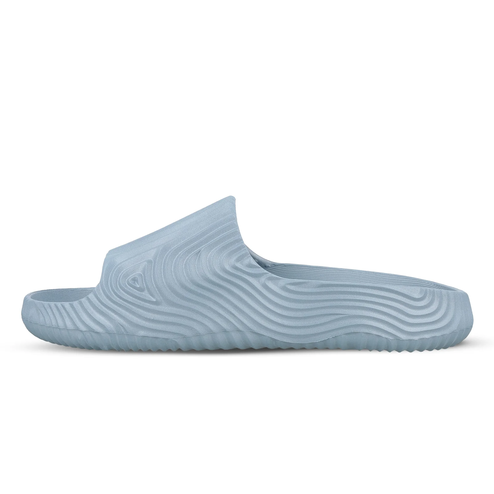Men's Flip Flop Sliders  - WC8769 Aqua Blue - Image 3