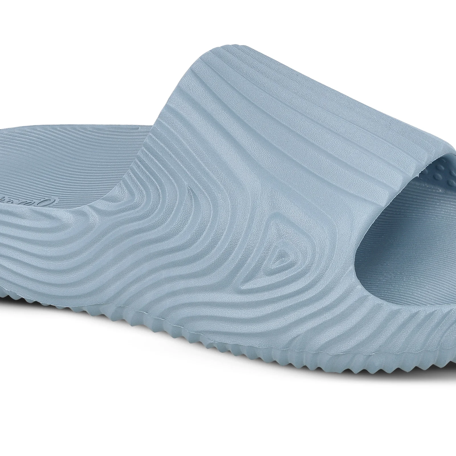 Men's Flip Flop Sliders  - WC8769 Aqua Blue - Image 4