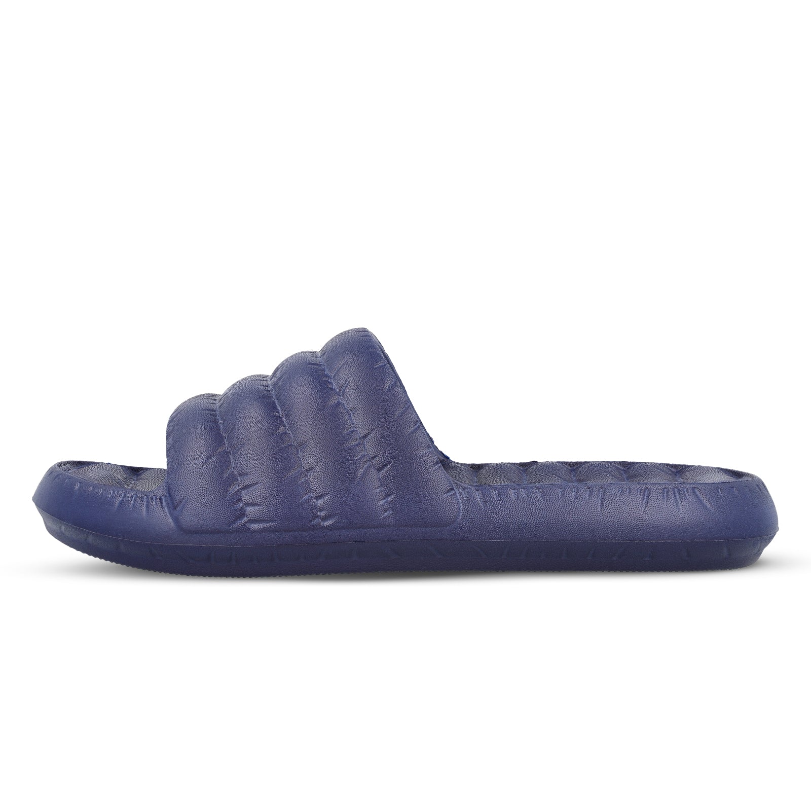 Men's Flip Flop Sliders  - WC8770 Navy Blue - Image 3