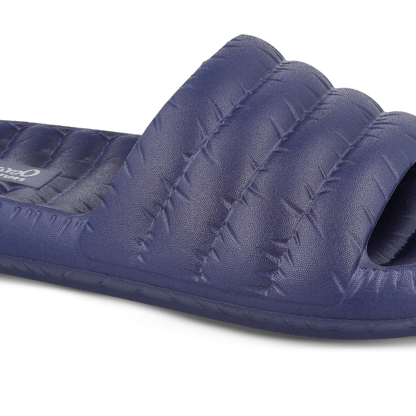 Men's Flip Flop Sliders  - WC8770 Navy Blue - Image 4