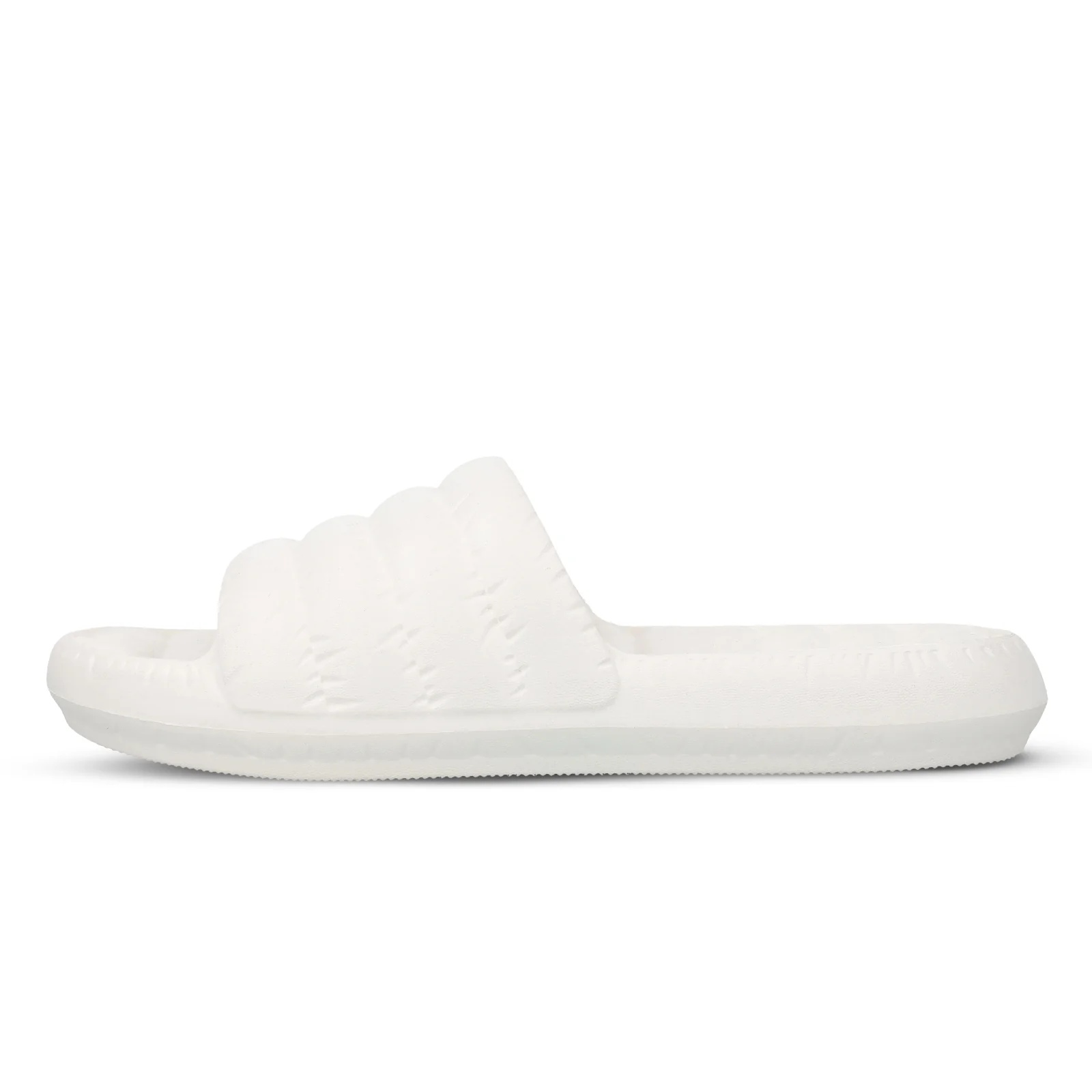 Men's Flip Flop Sliders  - WC8770 White - Image 3