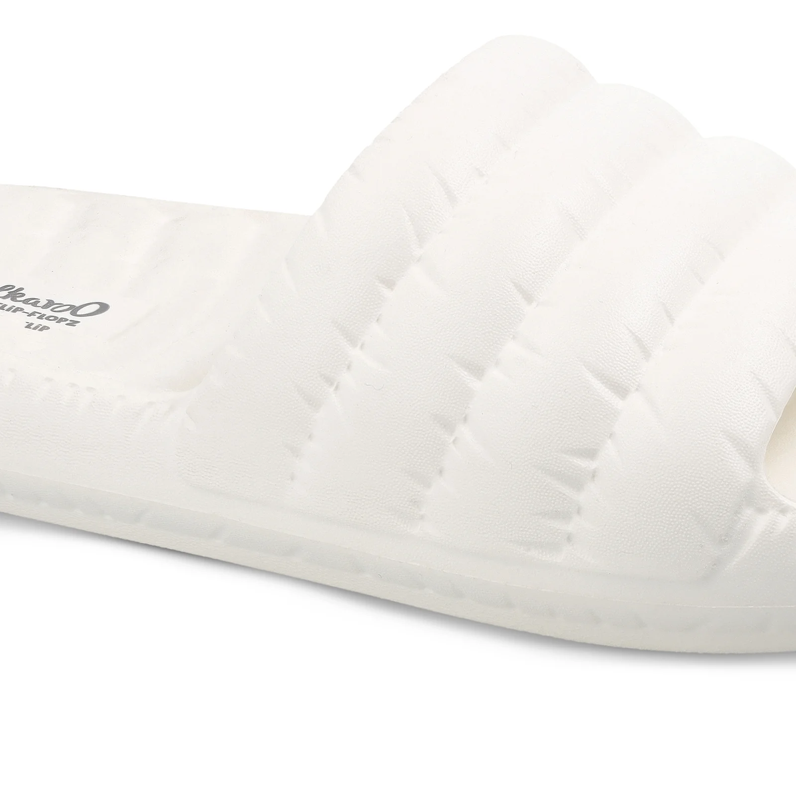 Men's Flip Flop Sliders  - WC8770 White - Image 4