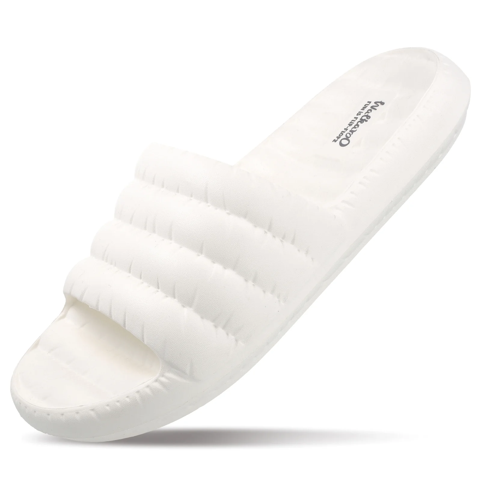 Men's Flip Flop Sliders  - WC8770 White - Image 5