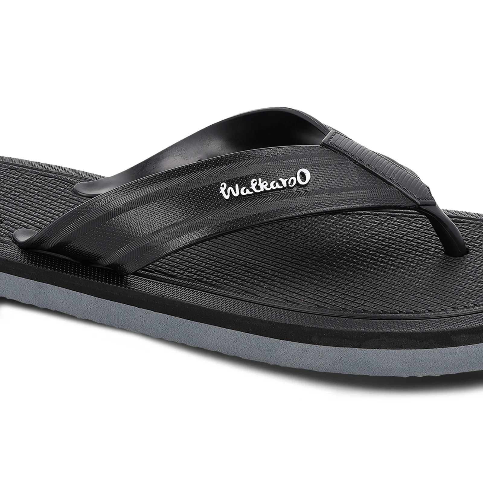 Men's Hawai Slippers - HG190 Black Grey - Image 4