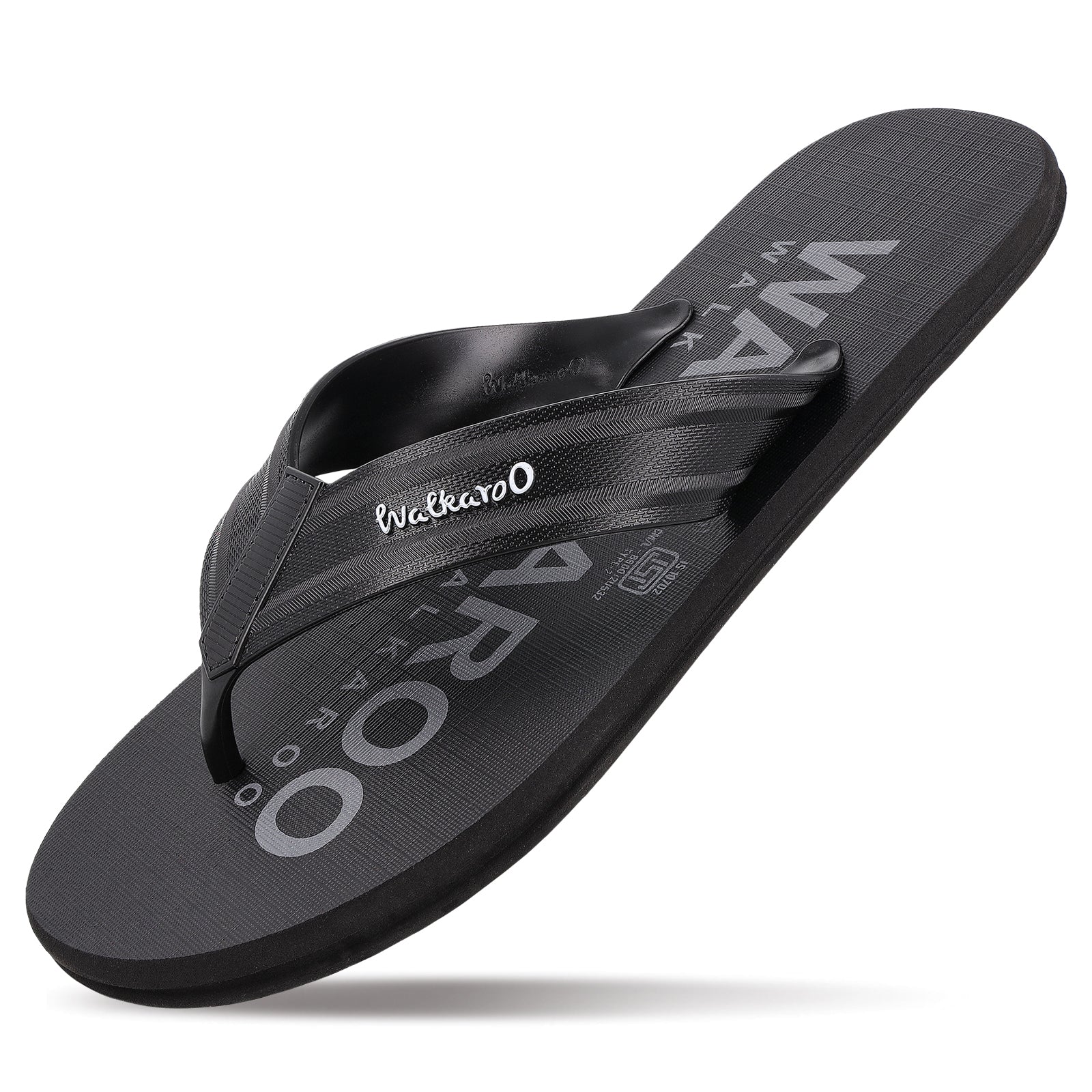 Men's Hawai Slippers - HG201 Black - Image 5