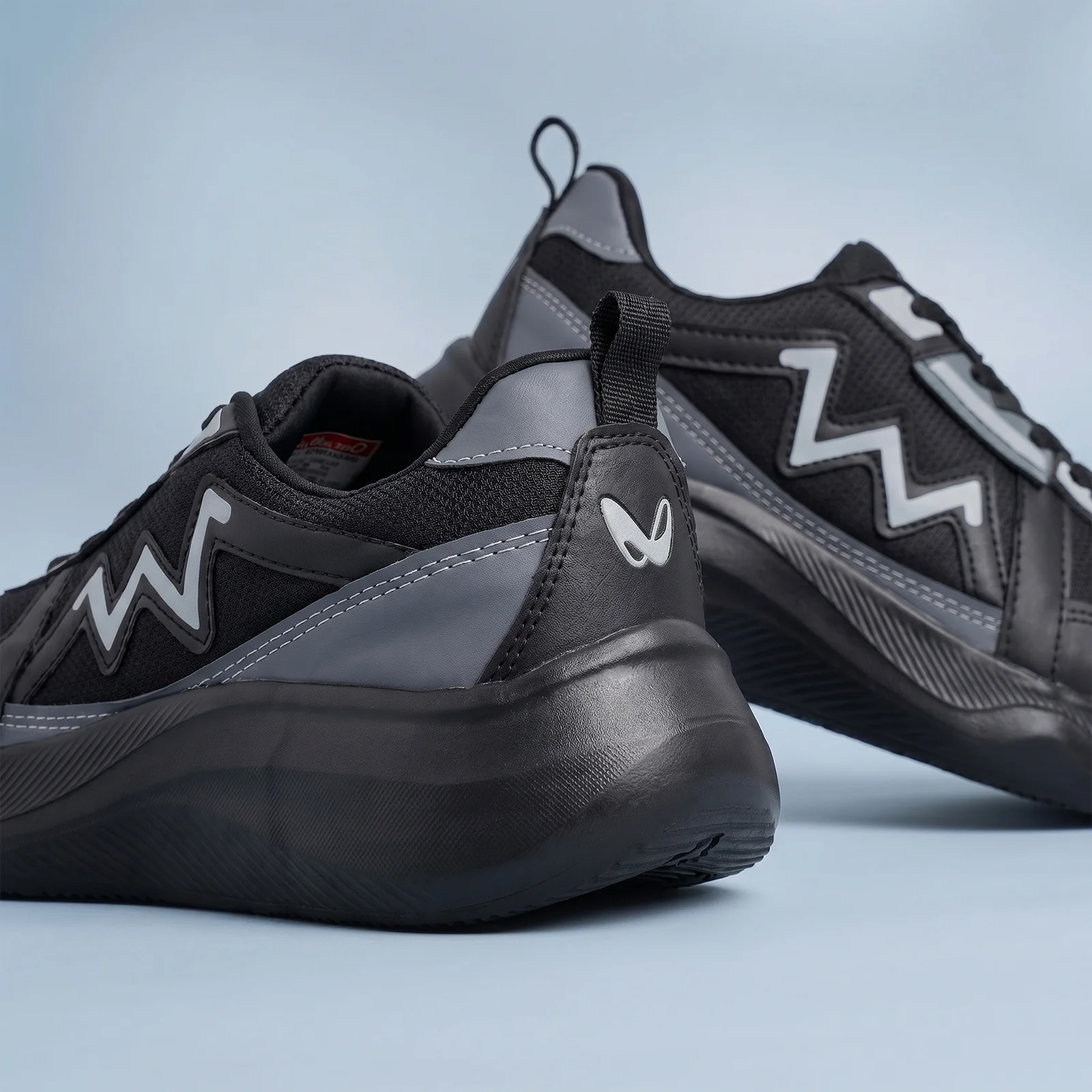 Men's Lace-up Sports Shoe -ONG97006 Black Grey - Image 7