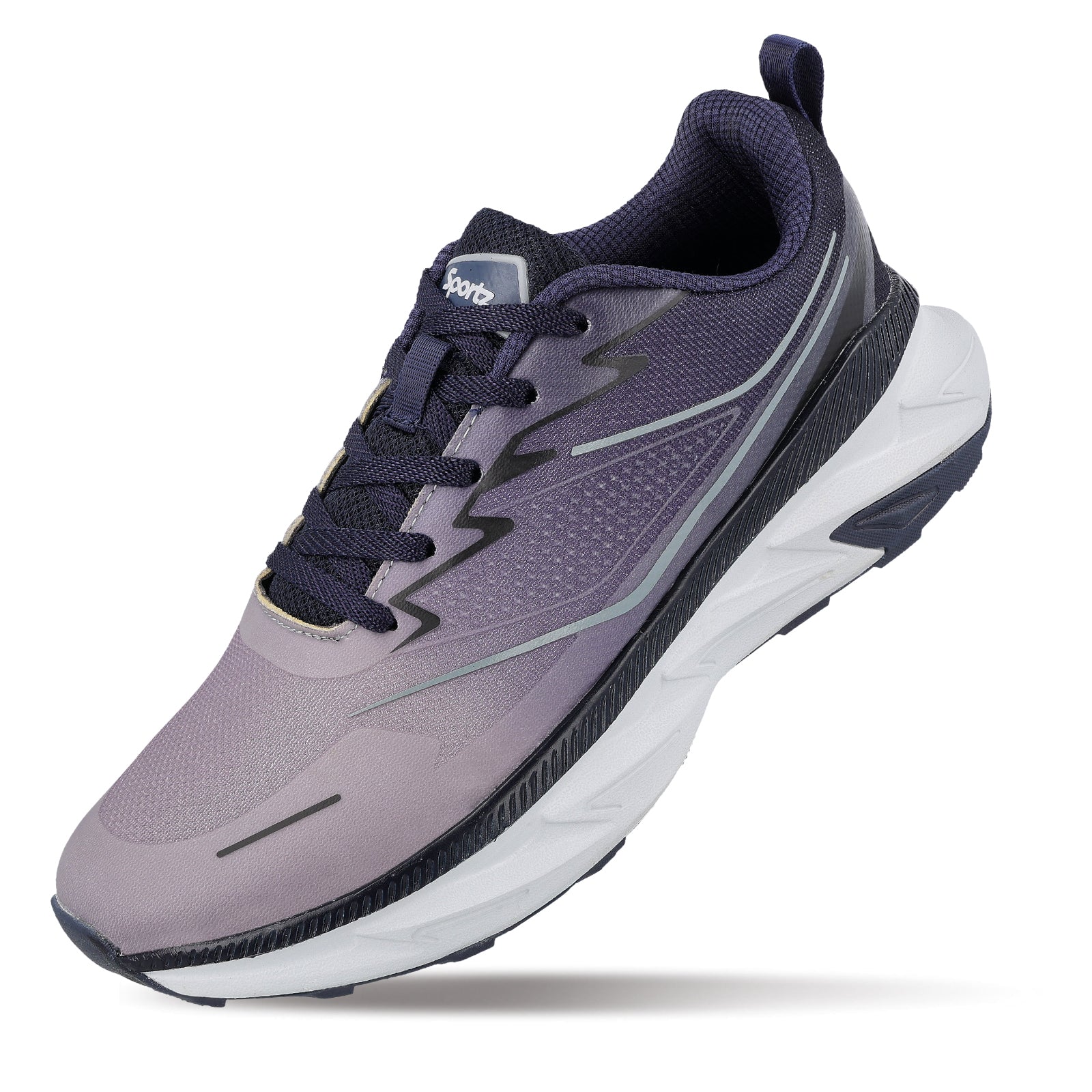Men's Lace-up Sports Shoe - SGE21006 Navy Blue - Image 5