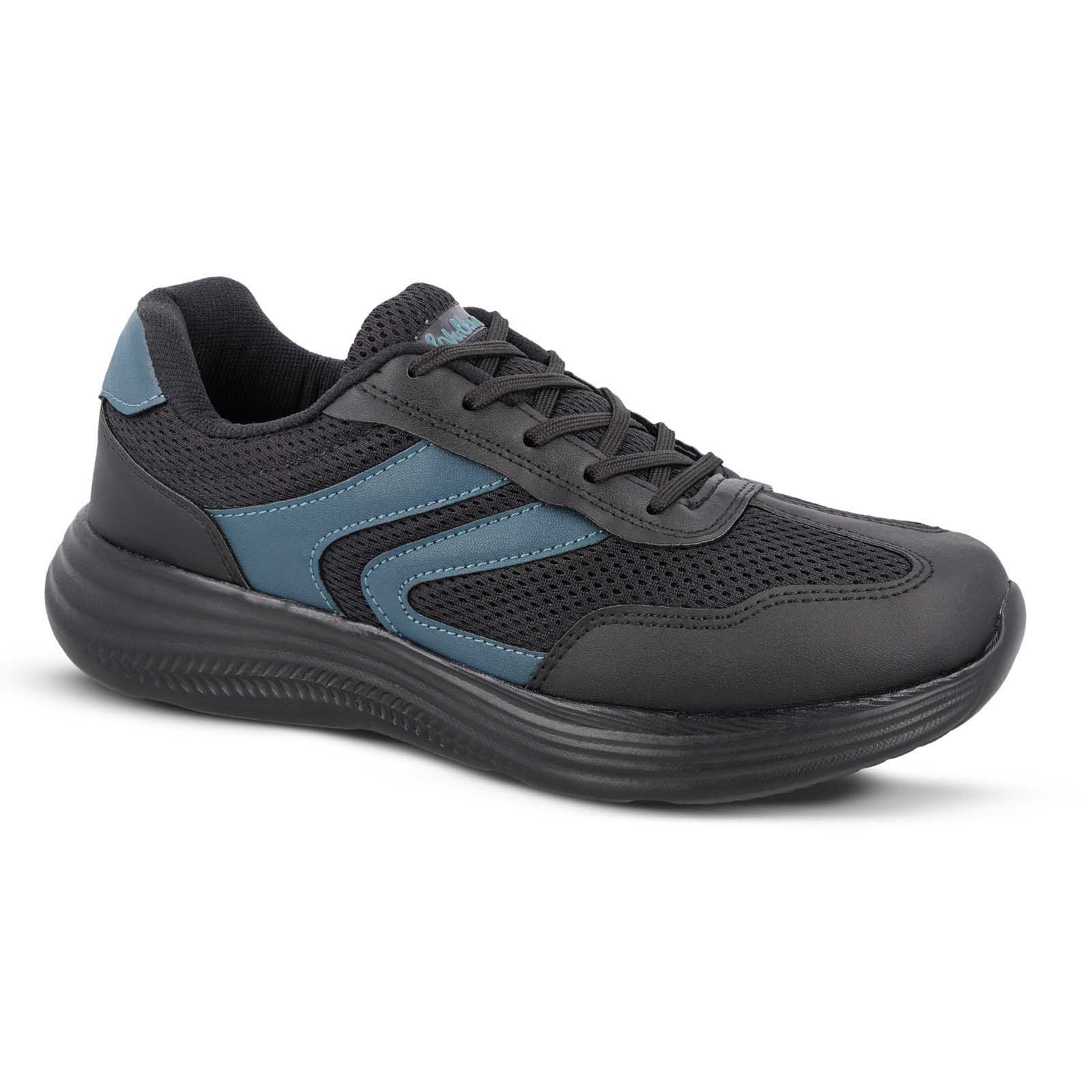 Men's Lace-up Sports Shoes - WS3131 Black - Image 6
