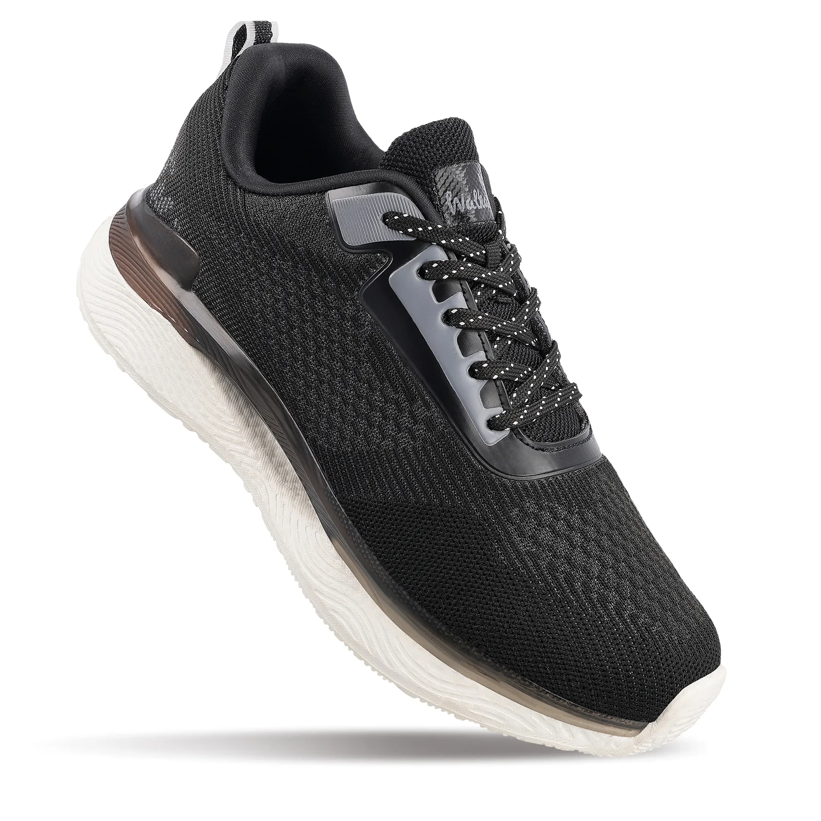 Men's Lace-up Sports Shoes - WS9127 Black Grey - Image 3
