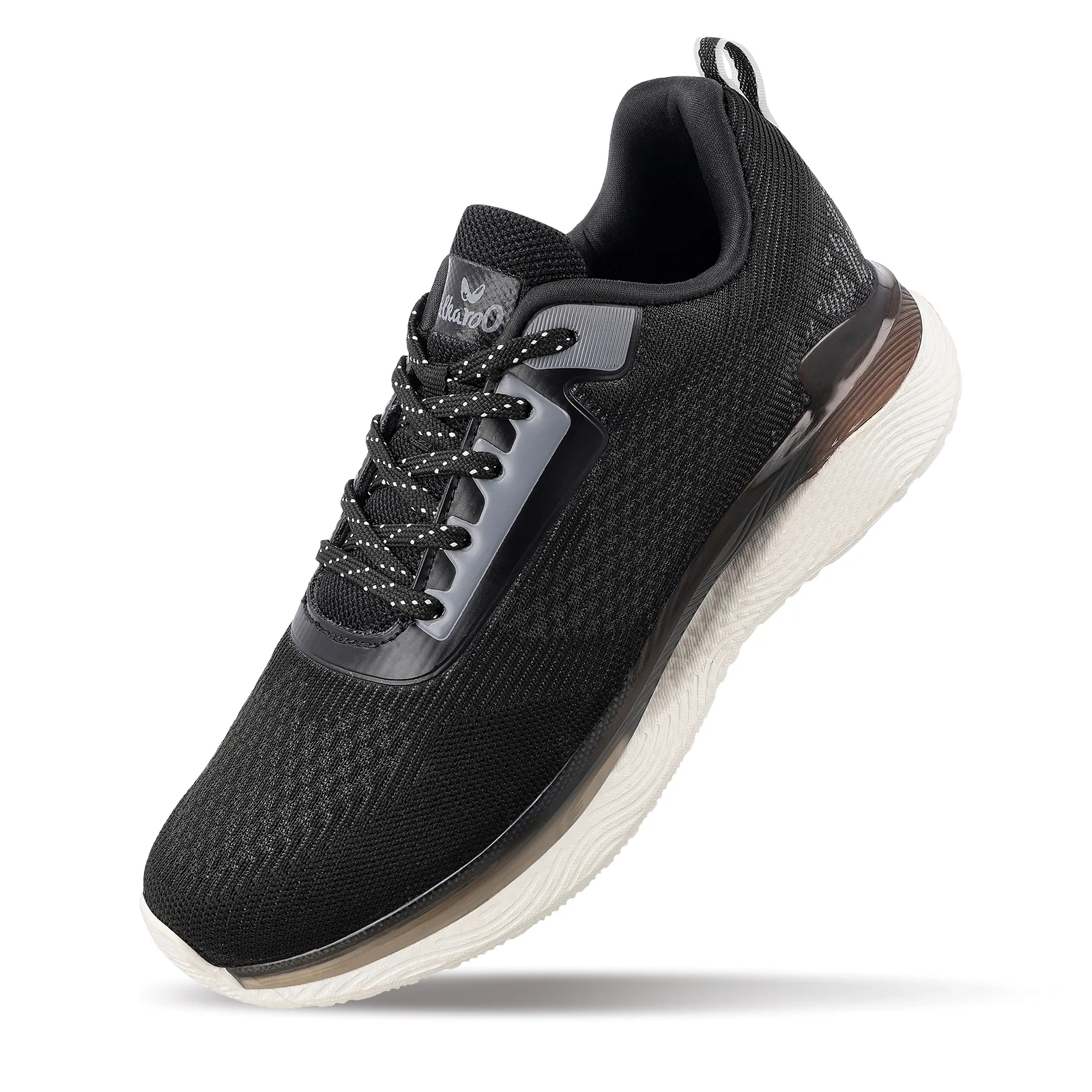 Men's Lace-up Sports Shoes - WS9127 Black Grey - Image 5