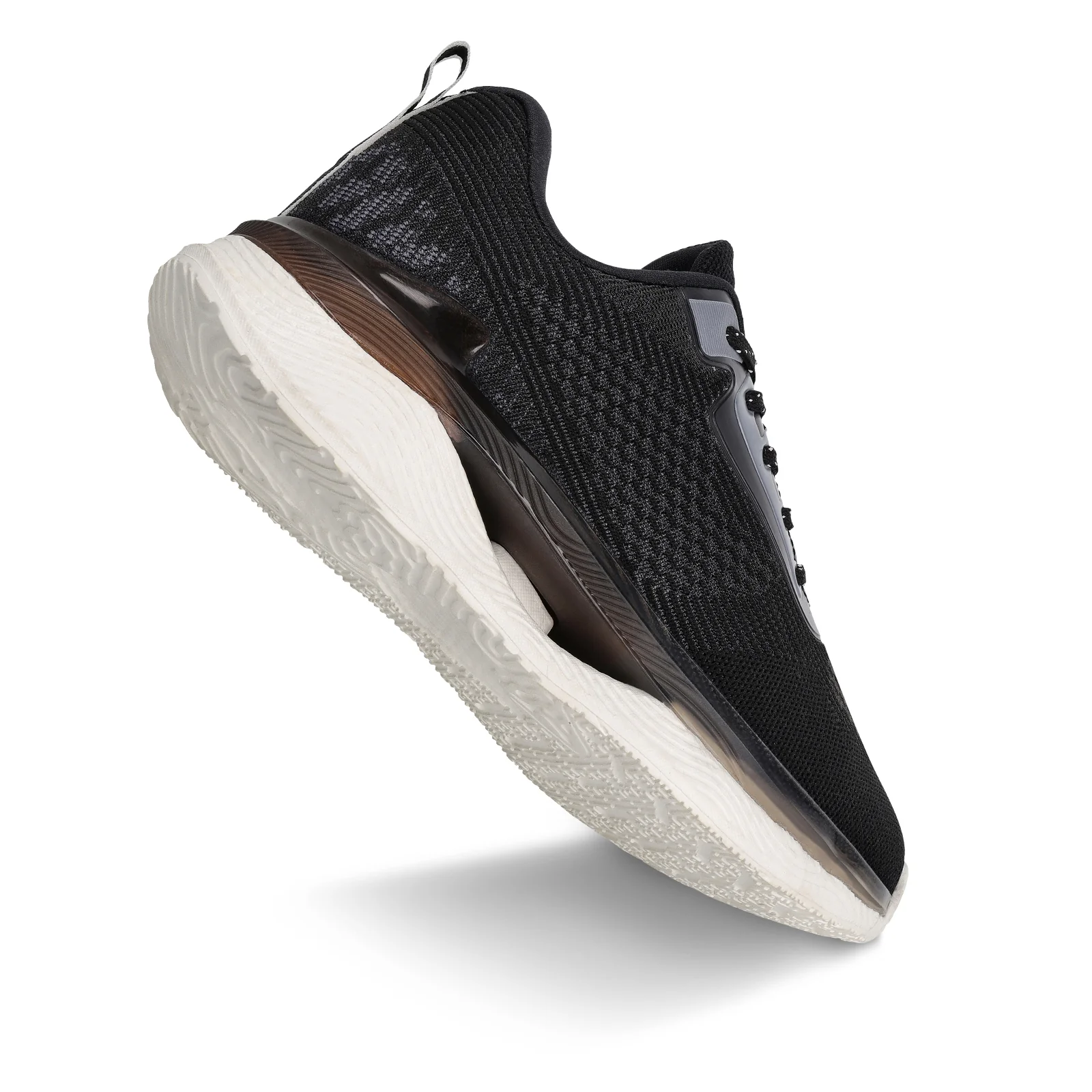 Men's Lace-up Sports Shoes - WS9127 Black Grey - Image 7