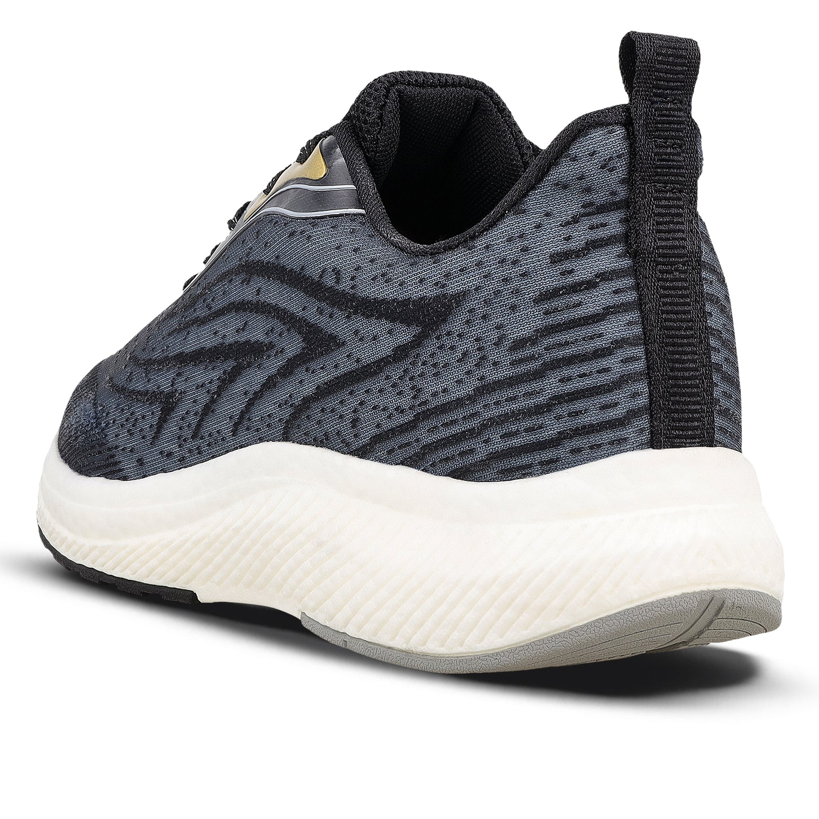 DANZO Men's Lace-up Sports Shoe - WS9147 Black Gold - Image 5