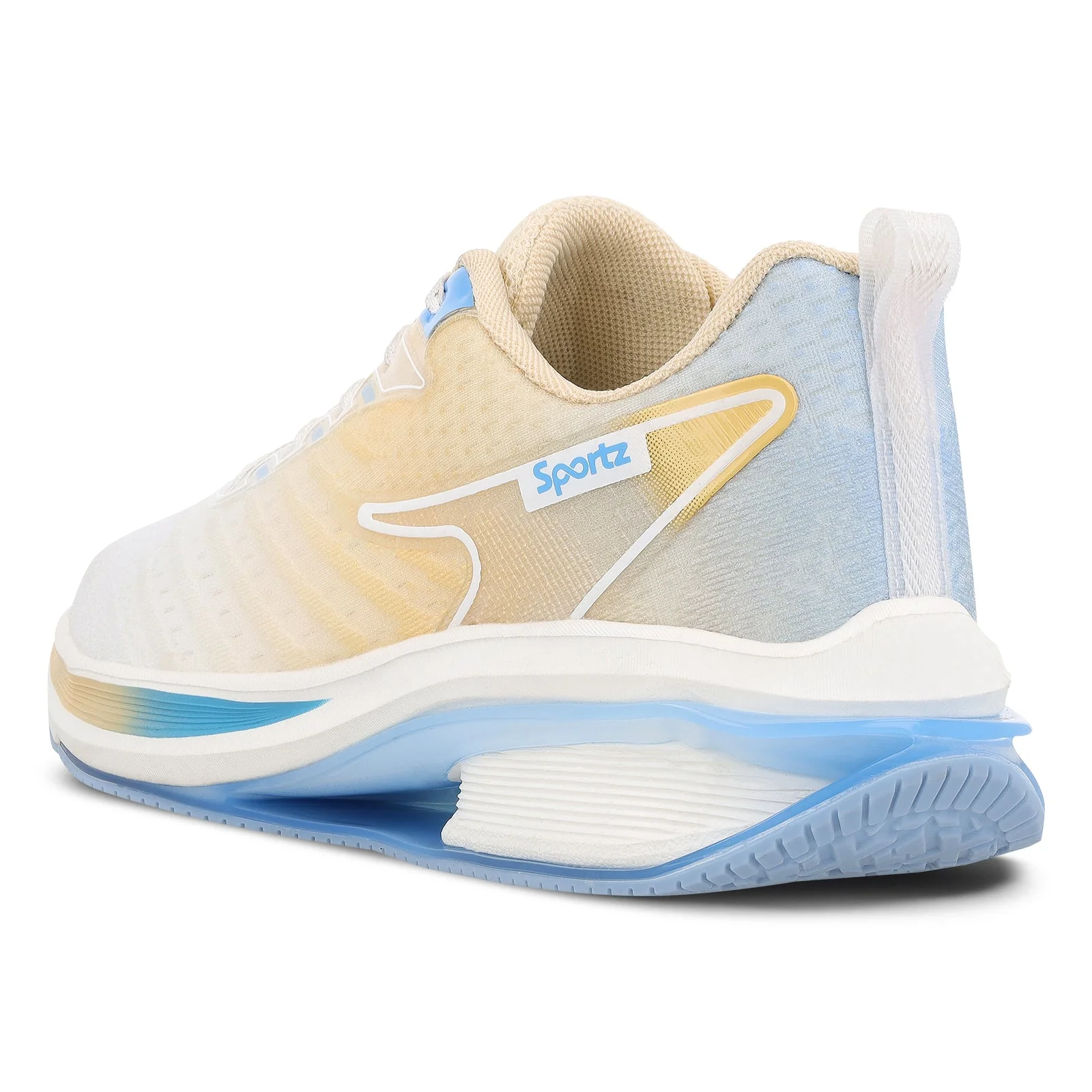 Men's Lace-up Sports Shoes - WS9151 Beige White - Image 7