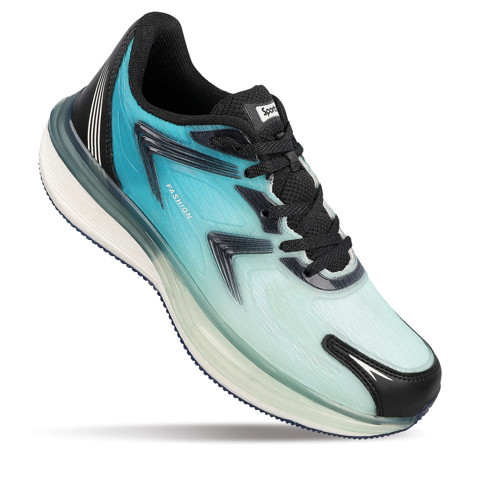 Men's Lace-up Sports Shoes - WS9155 Teal Green - Image 3