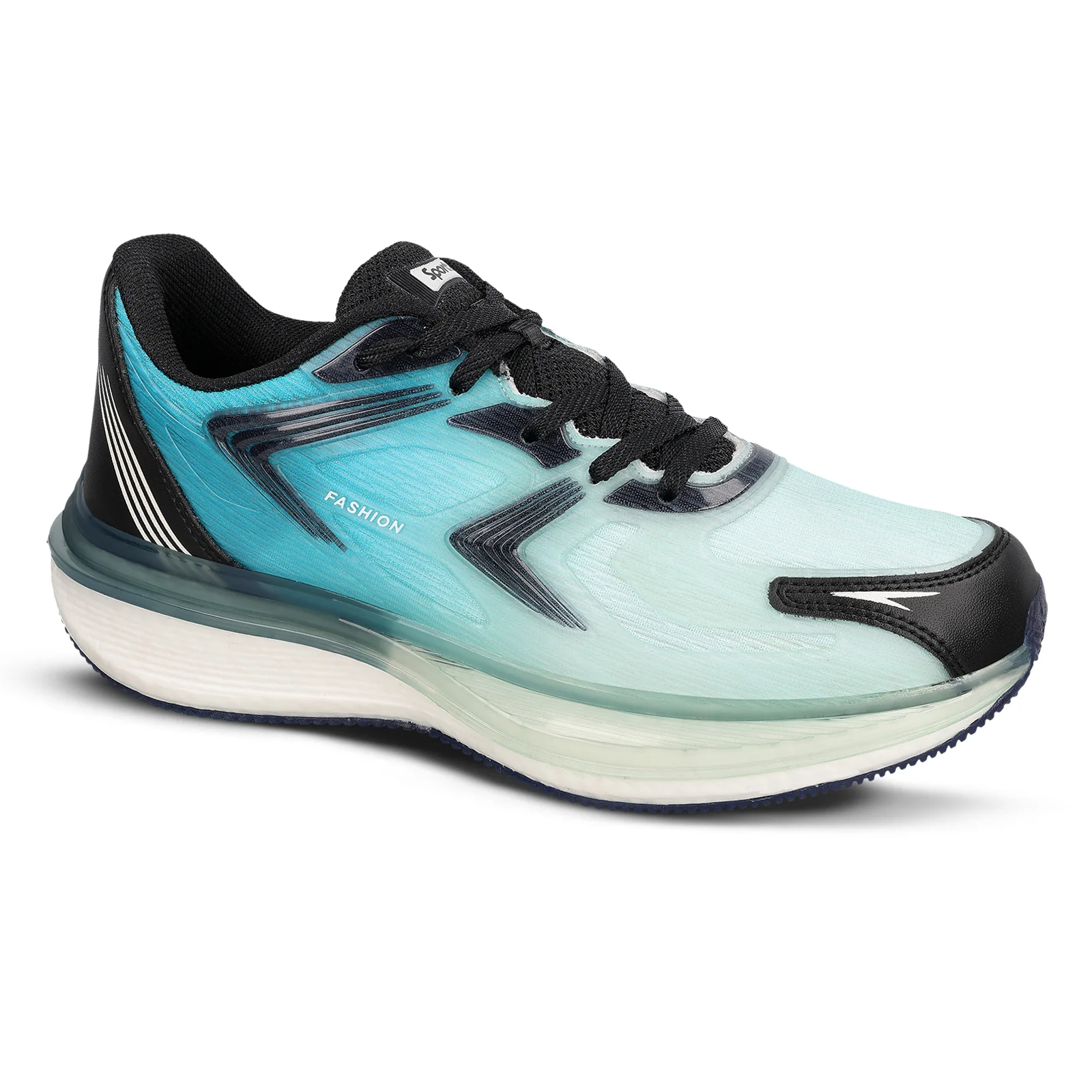 Men's Lace-up Sports Shoes - WS9155 Teal Green - Image 4
