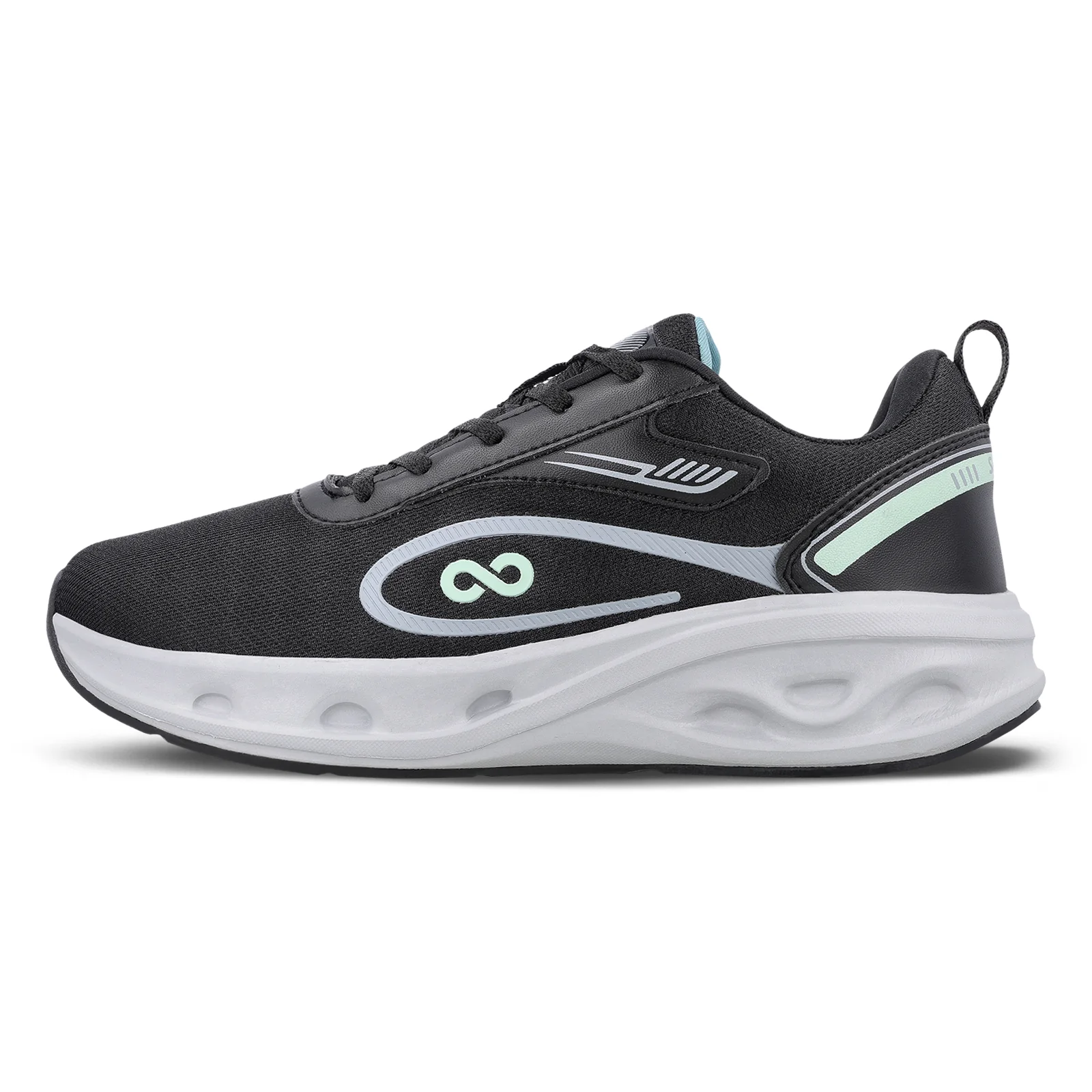 Men's Lace-up Sports Shoes - WS9613 Black