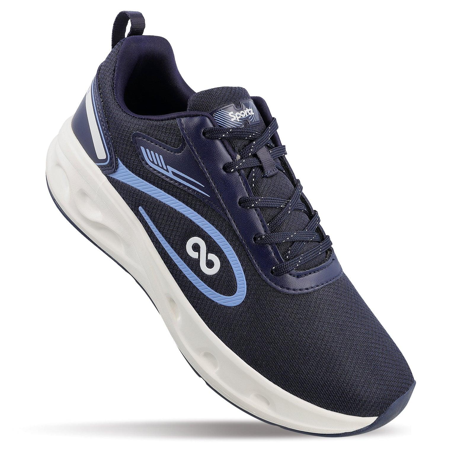 Men's Lace-up Sports Shoes - WS9613 Navy Blue - Image 4