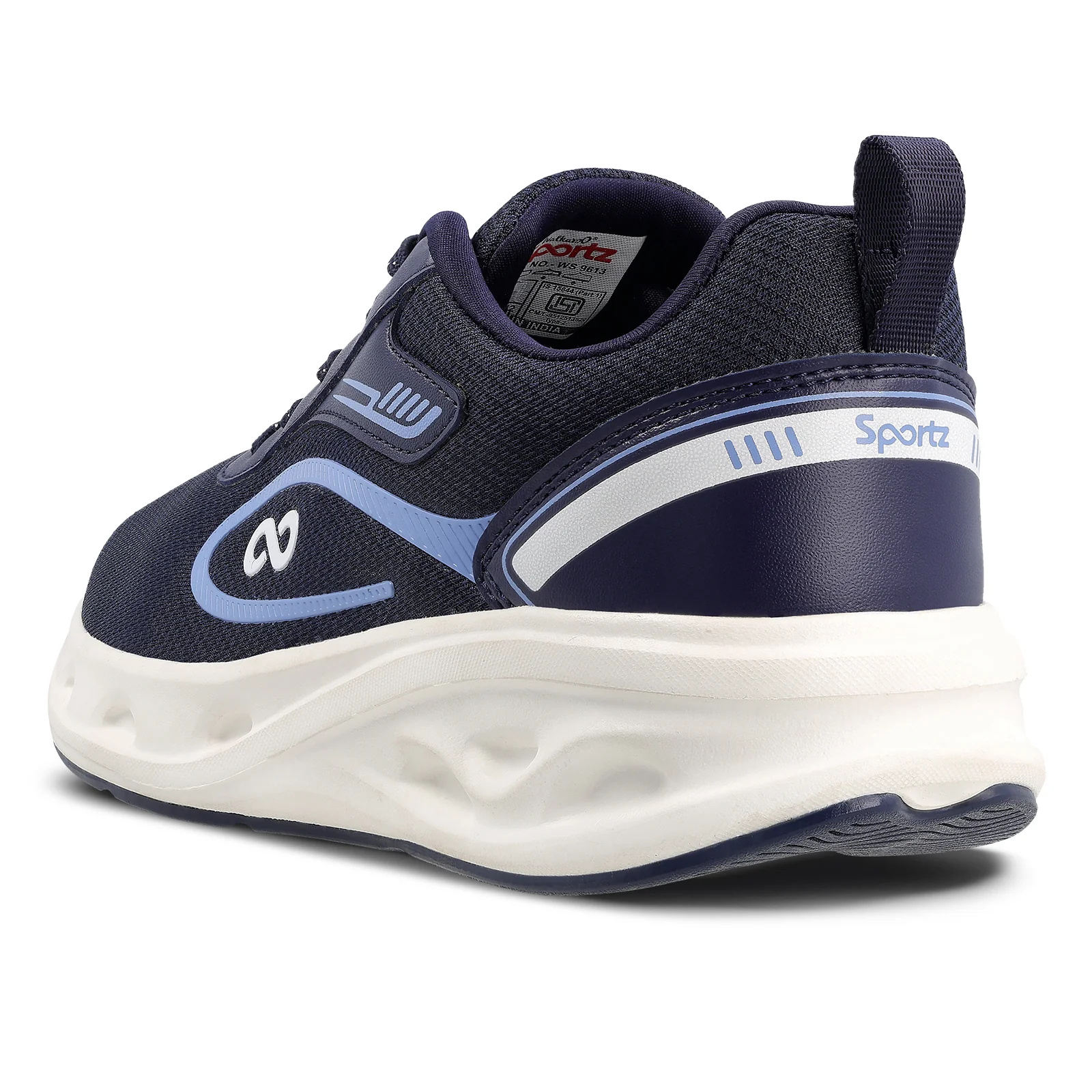Men's Lace-up Sports Shoes - WS9613 Navy Blue - Image 6