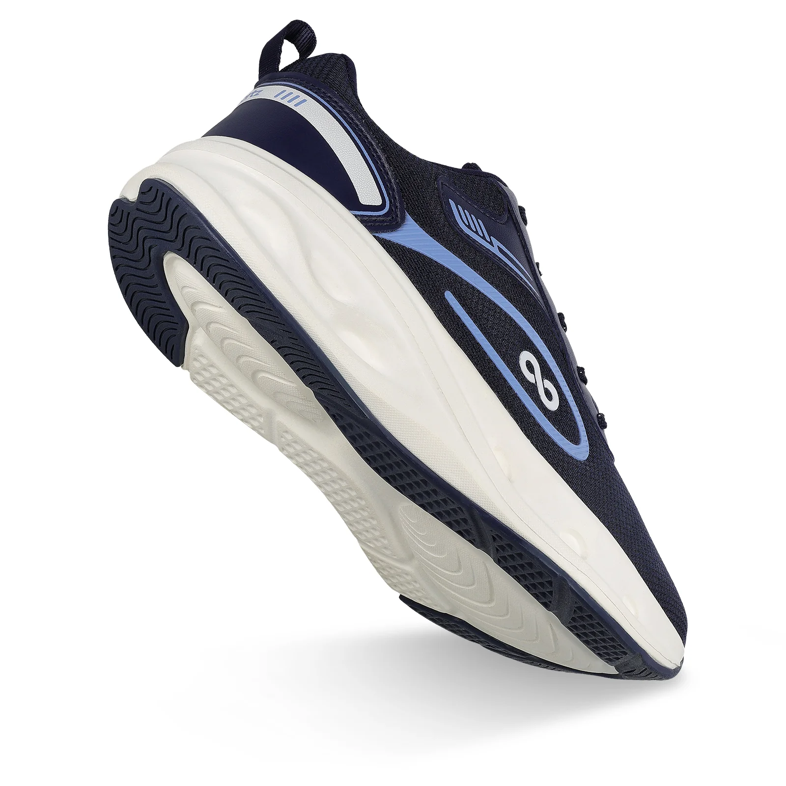 Men's Lace-up Sports Shoes - WS9613 Navy Blue - Image 7