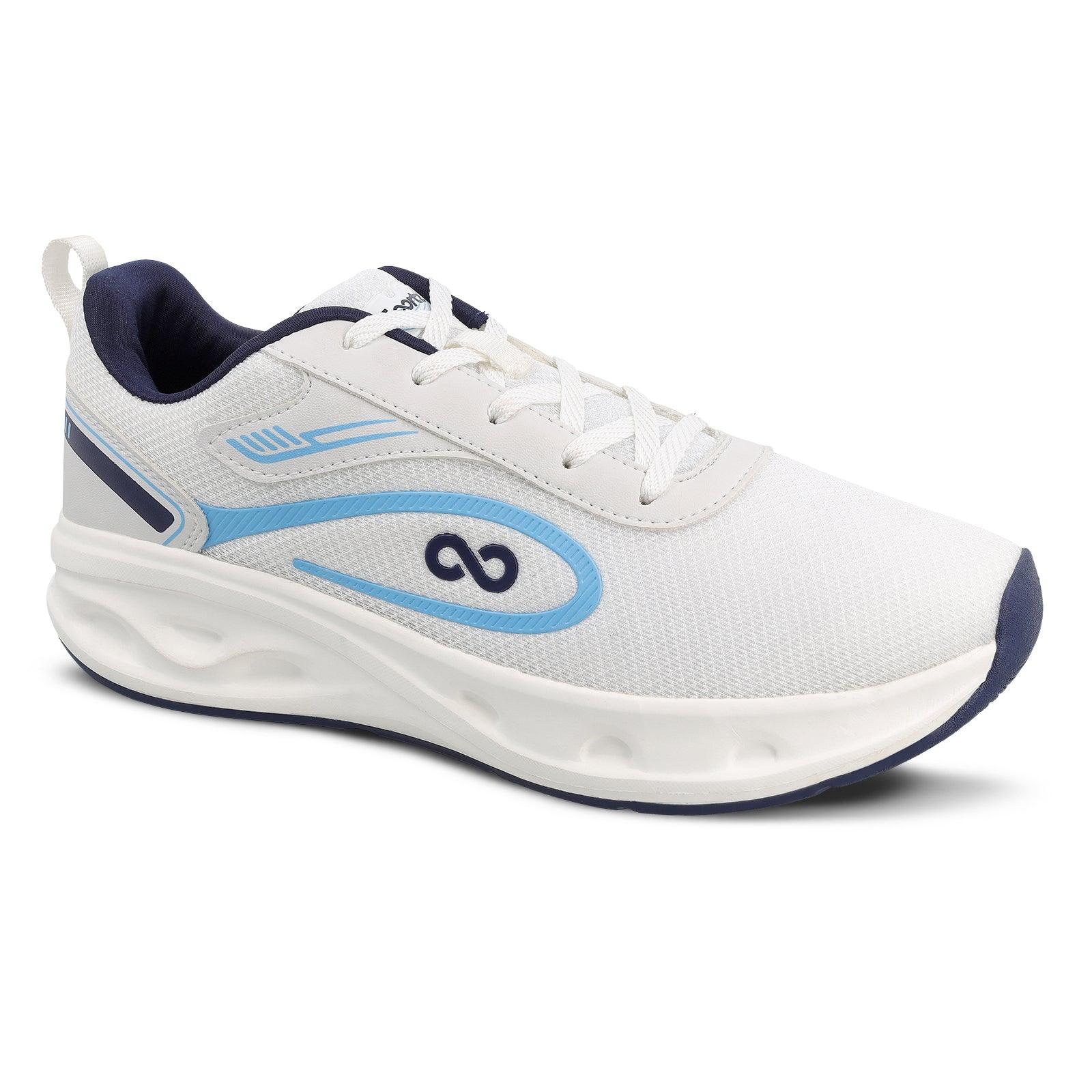Men's Lace-up Sports Shoes - WS9613 White - Image 5
