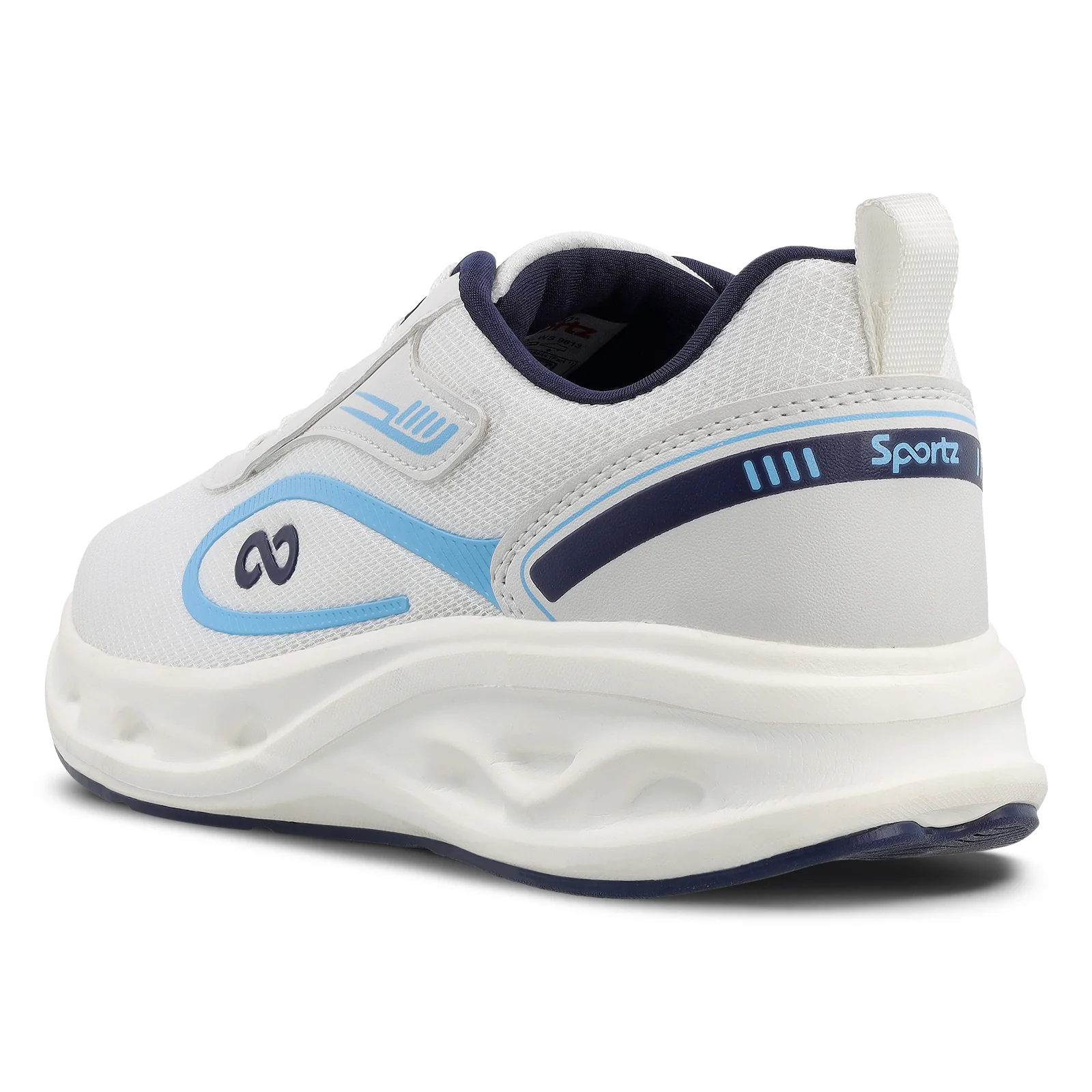 Men's Lace-up Sports Shoes - WS9613 White - Image 6
