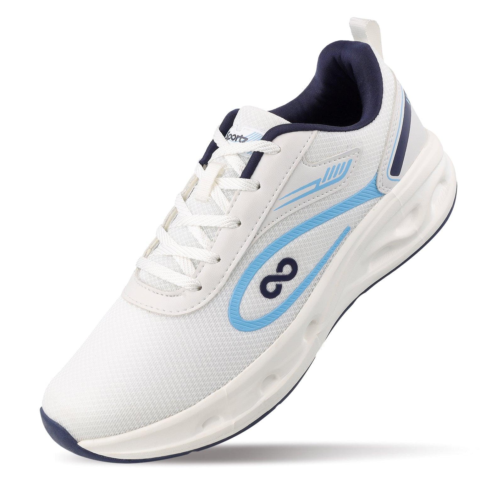 Men's Lace-up Sports Shoes - WS9613 White - Image 8