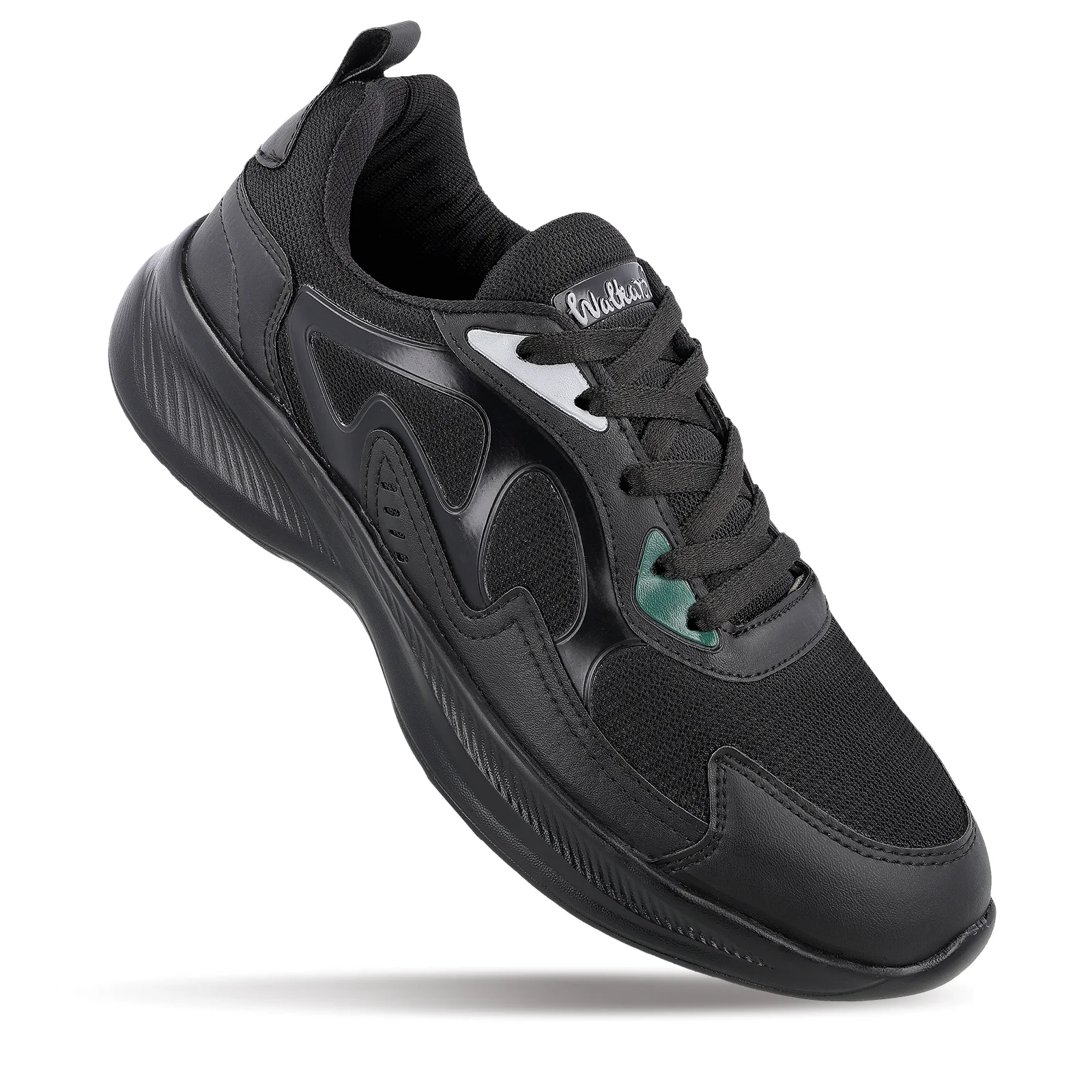 Men's Lace-up Sports Shoes - WS3099 Black - Image 3