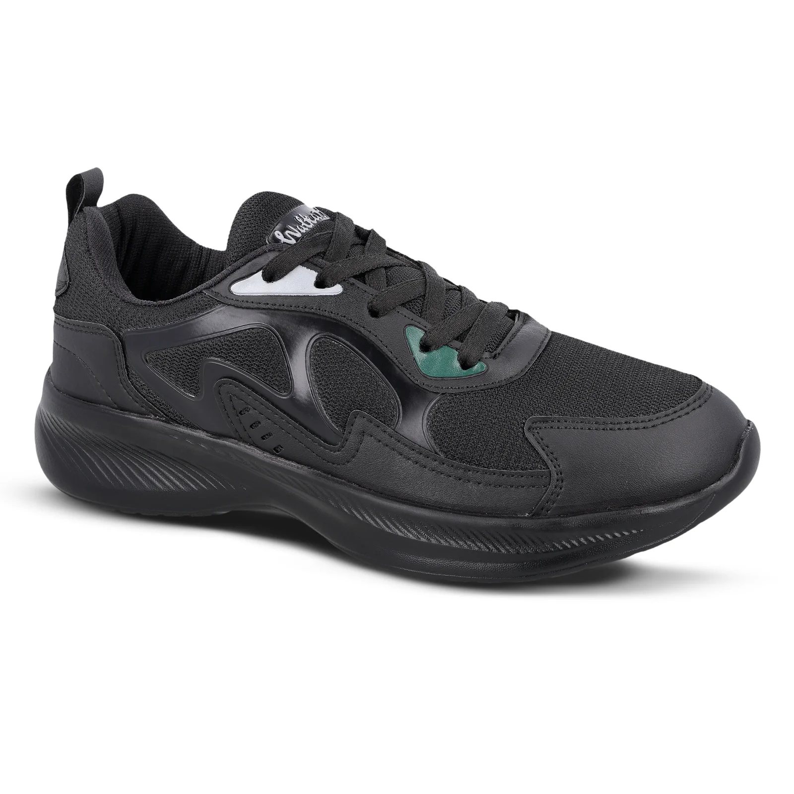 Men's Lace-up Sports Shoes - WS3099 Black - Image 4