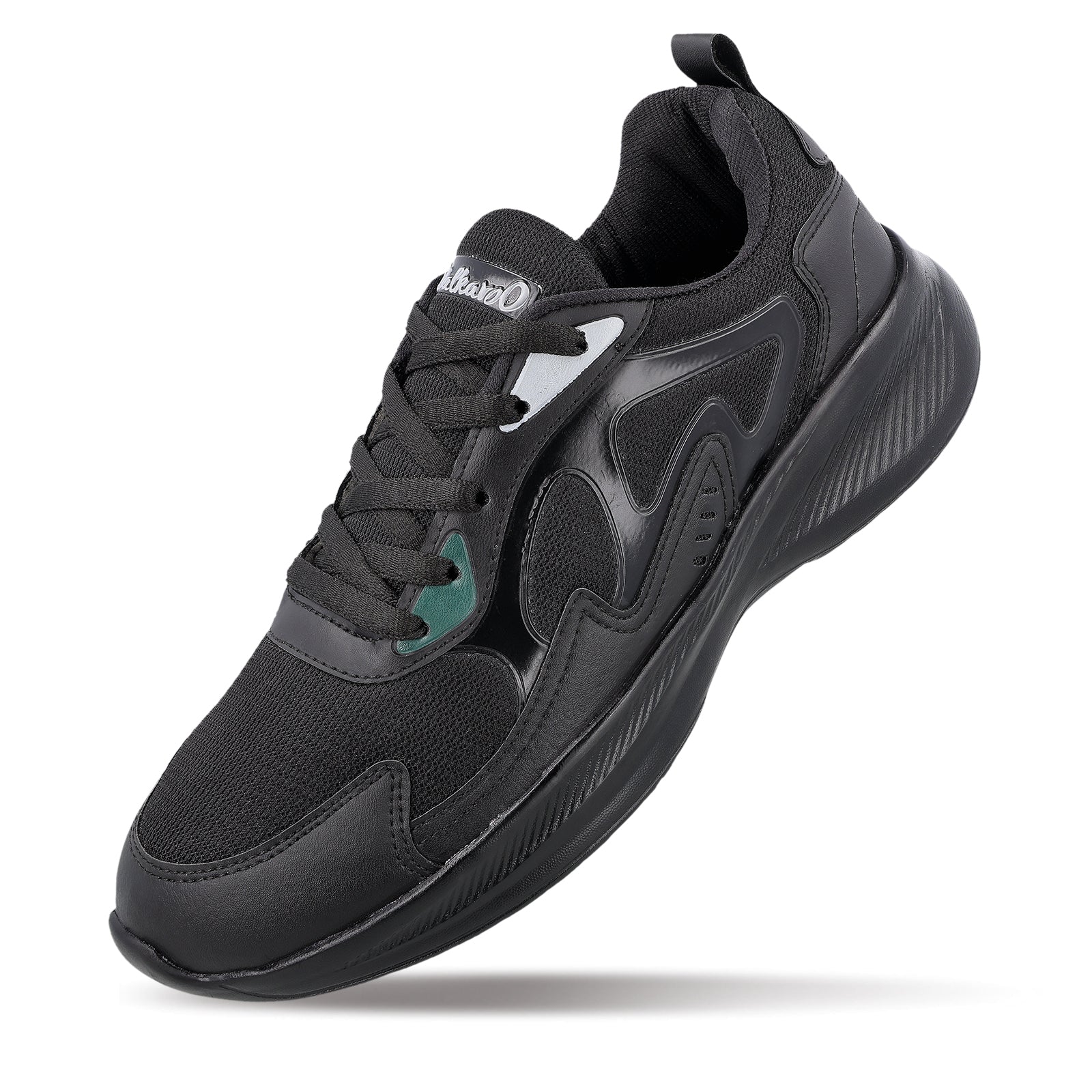 Men's Lace-up Sports Shoes - WS3099 Black - Image 7