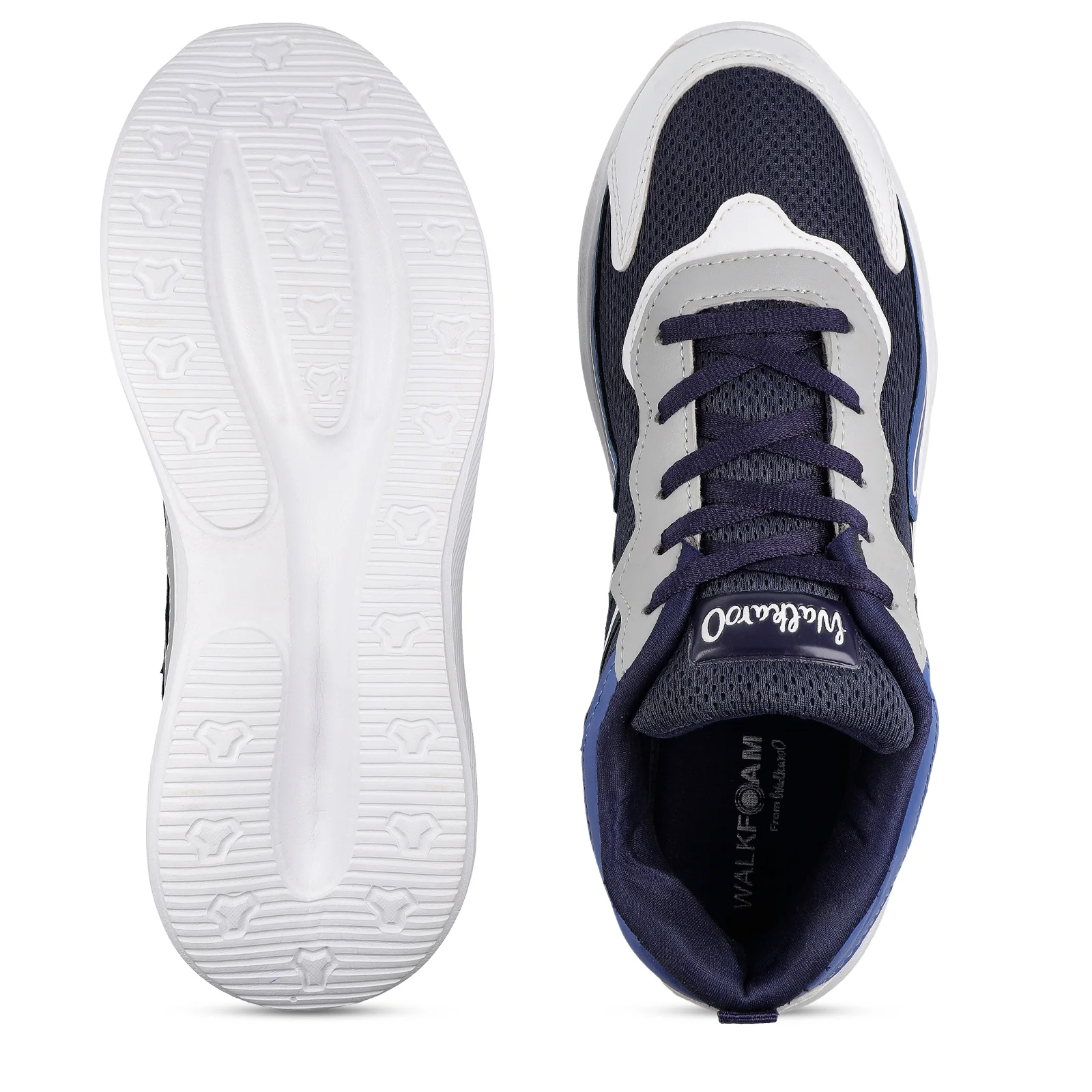 Men's Lace-up Sports Shoes - WS3114 Navy Blue - Image 2